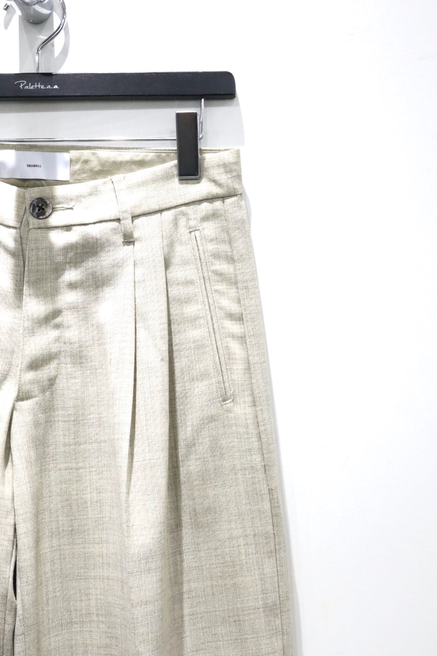 SUGARHILL(シュガーヒル)のWOOL TROUSERS ECRUの通販｜PALETTE art