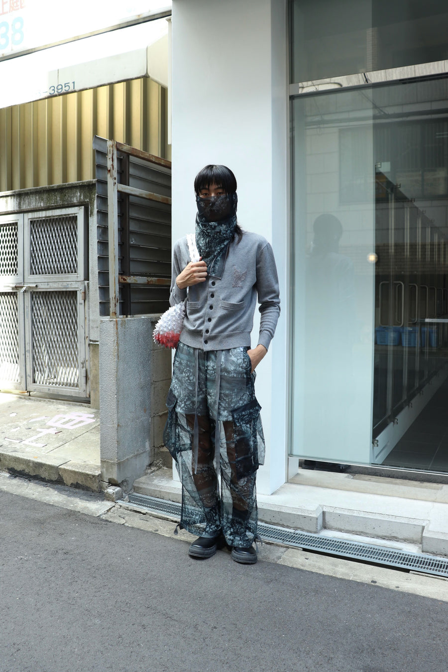 MASU  GHOST PAISLEY OVER PANTS(BLACK)