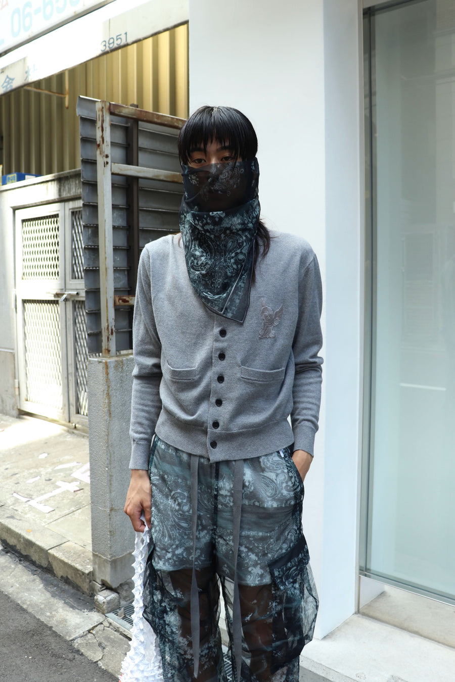 MASU(エムエーエスユー)のGHOST PAISLEY SCARF BLACKの通販｜PALETTE