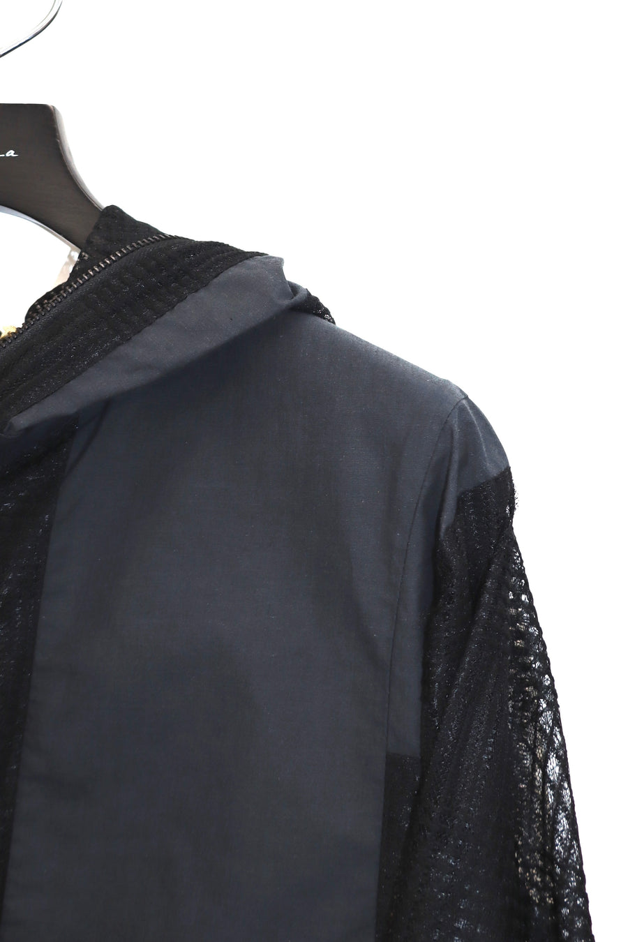 JIAN YE(ジェンイェ)のLACE MONSTER HOOD BLACK(フーディー)の通販
