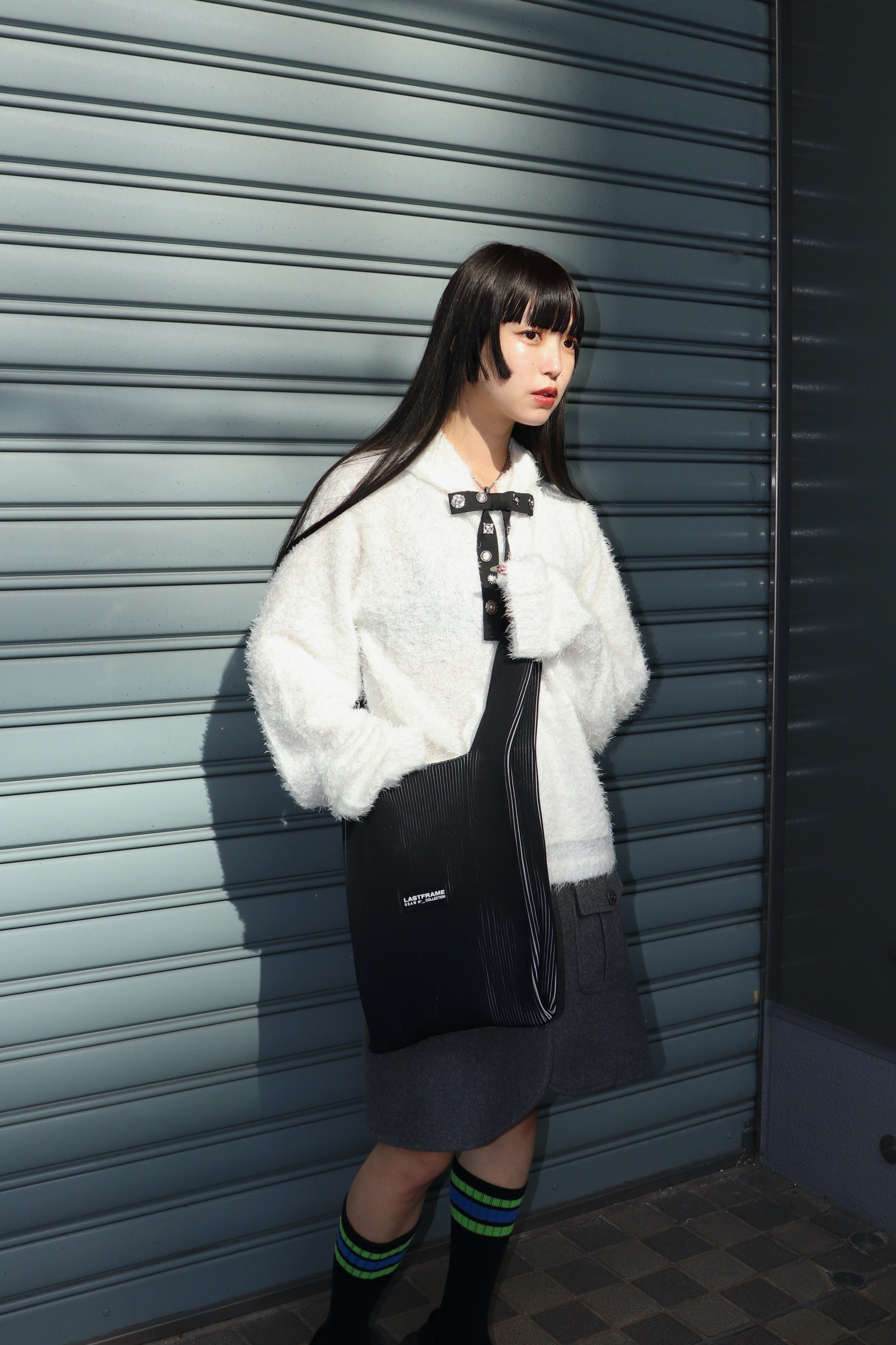 LASTFRAME(ラストフレーム)のKASANE MARKET BAG MEDIUM OFF WHITE