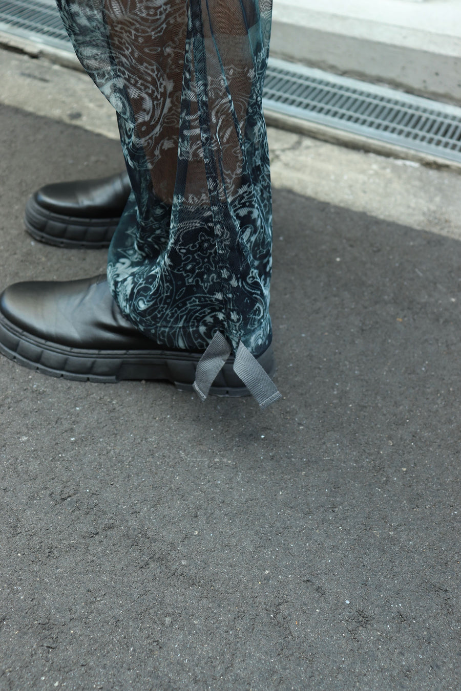 MASU  GHOST PAISLEY OVER PANTS(BLACK)