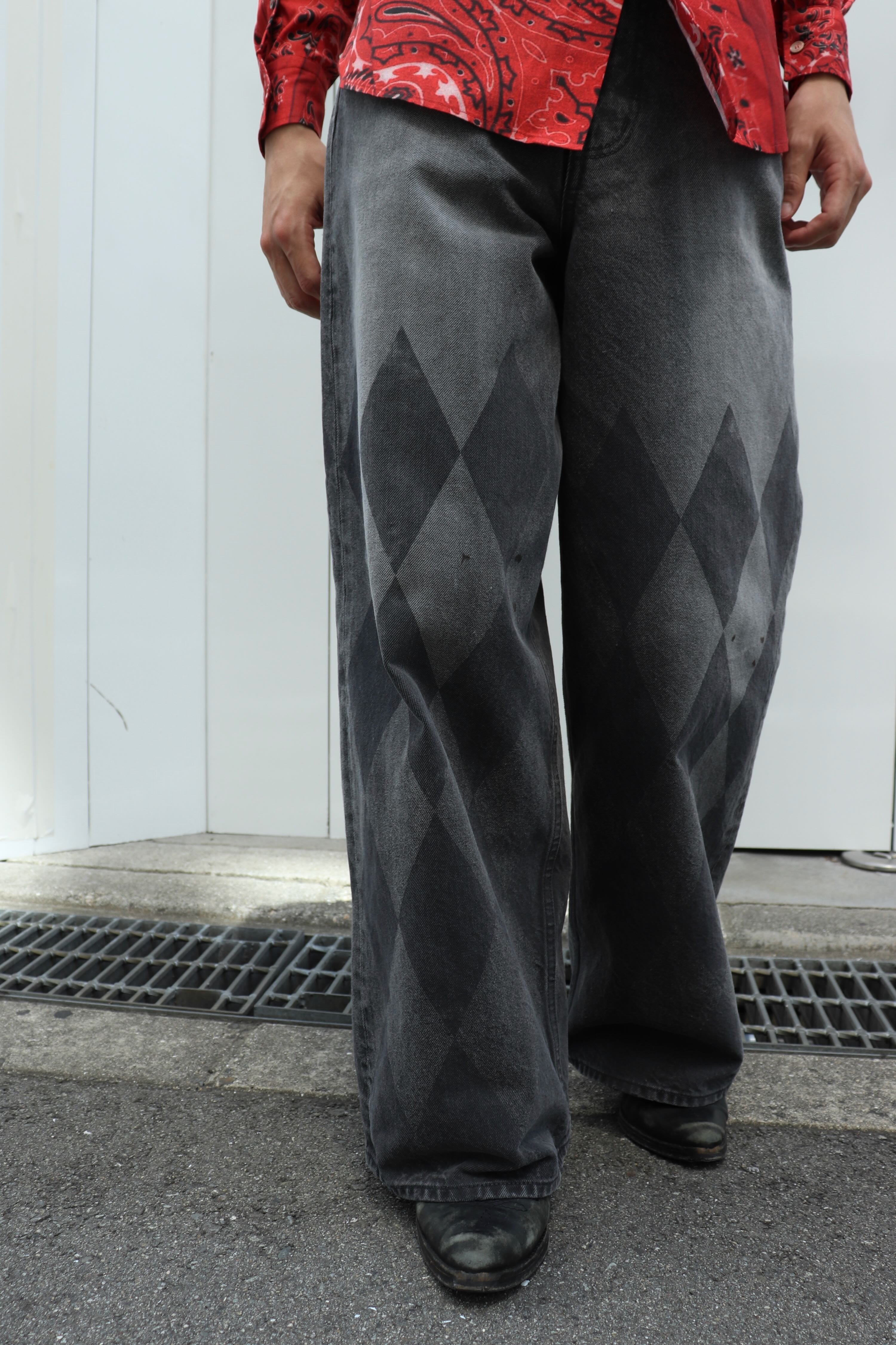 MASU(エムエーエスユー)のMB BAGGY JEANS DIAMOND BLACKの通販