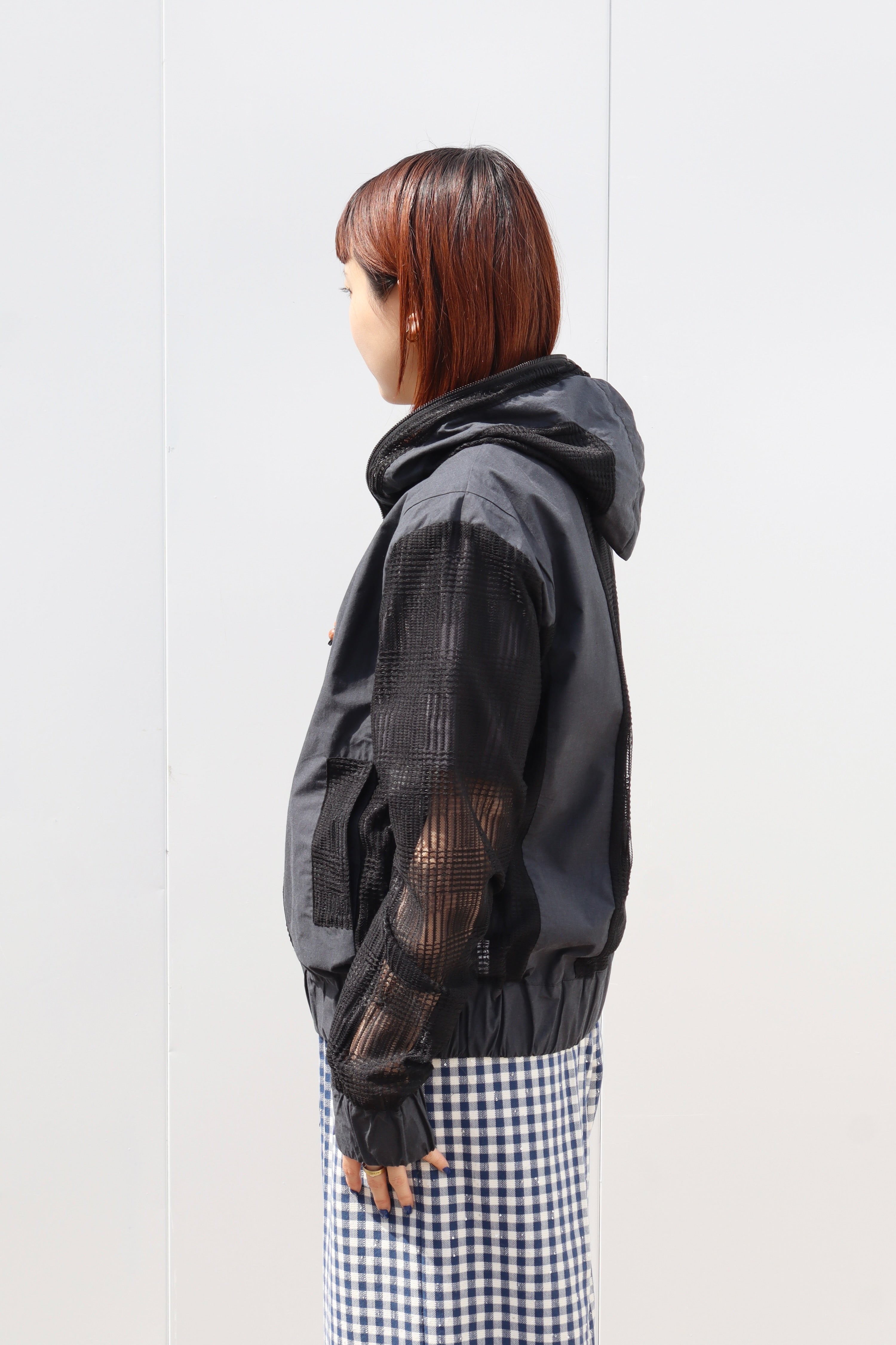 JIAN YE(ジェンイェ)のLACE MONSTER HOOD BLACK(フーディー)の通販