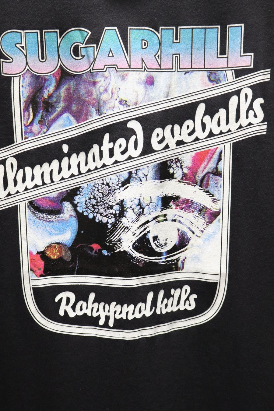 SUGARHILL  FADED ROHY BAND TOUR TEE(BLACK)