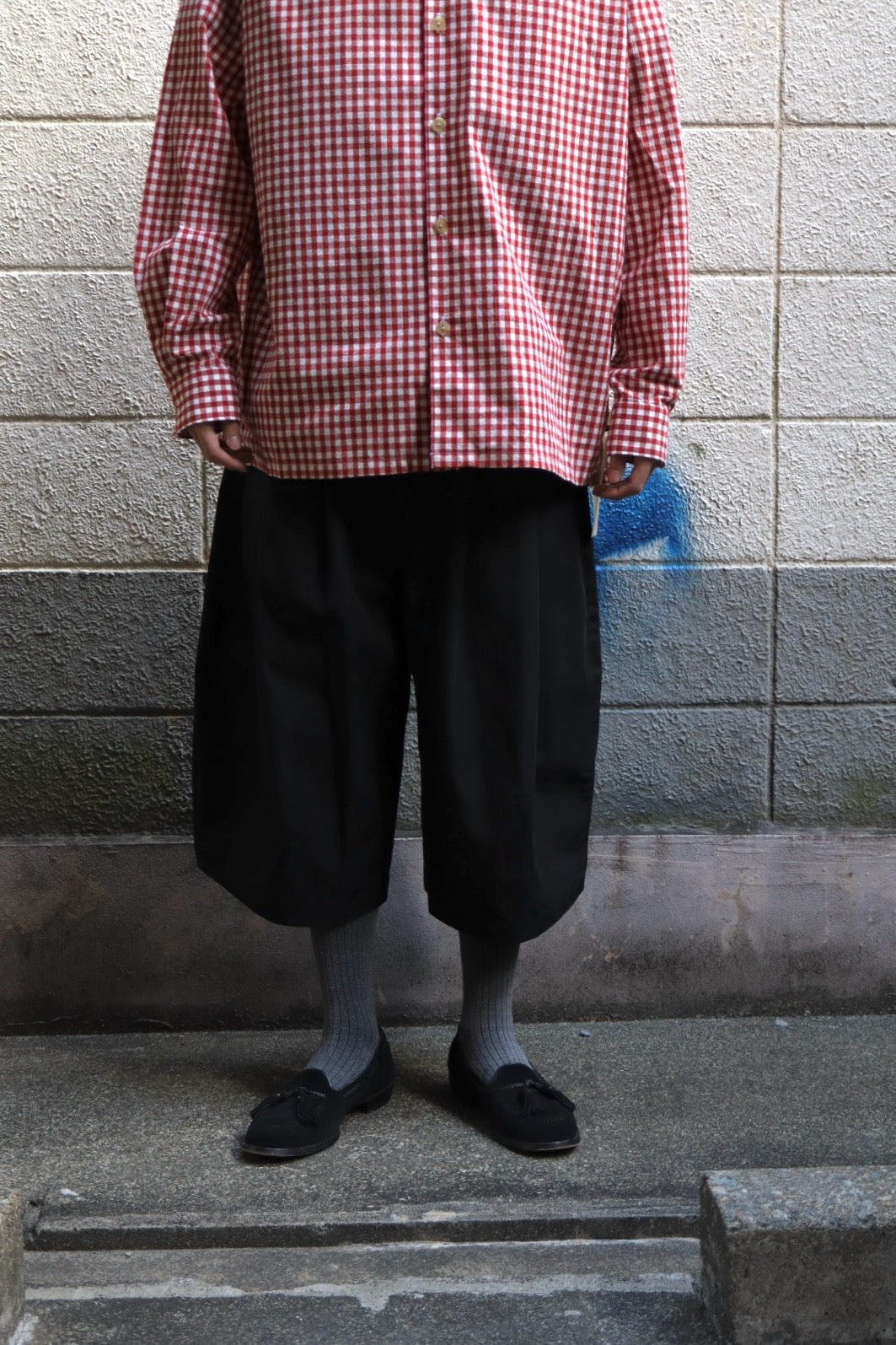 SHINYAKOZUKA(シンヤコヅカ)のBAGGY SHORTS BLACKの通販｜PALETTE art