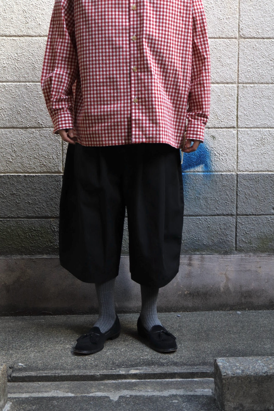 SHINYAKOZUKA(シンヤコヅカ)のBAGGY SHORTS BLACKの通販｜PALETTE art