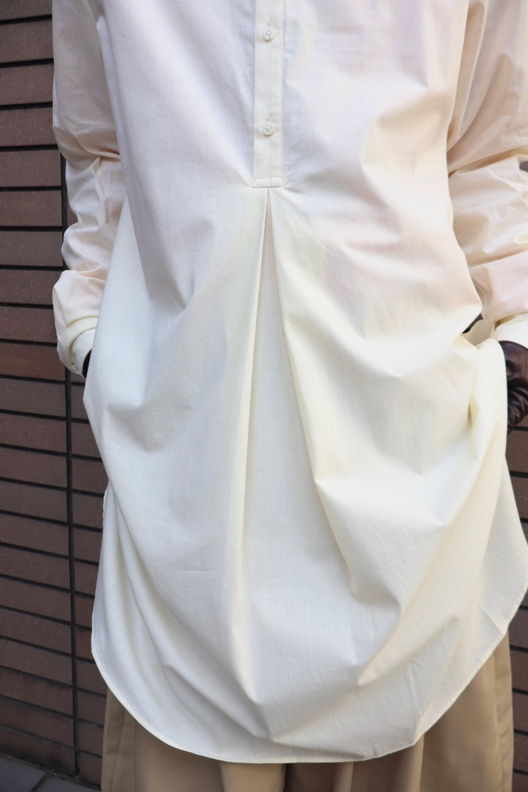 SHINYAKOZUKA(シンヤコヅカ)のANTIQUE SHIRT ANTIQUE ECRU(シャツ)の