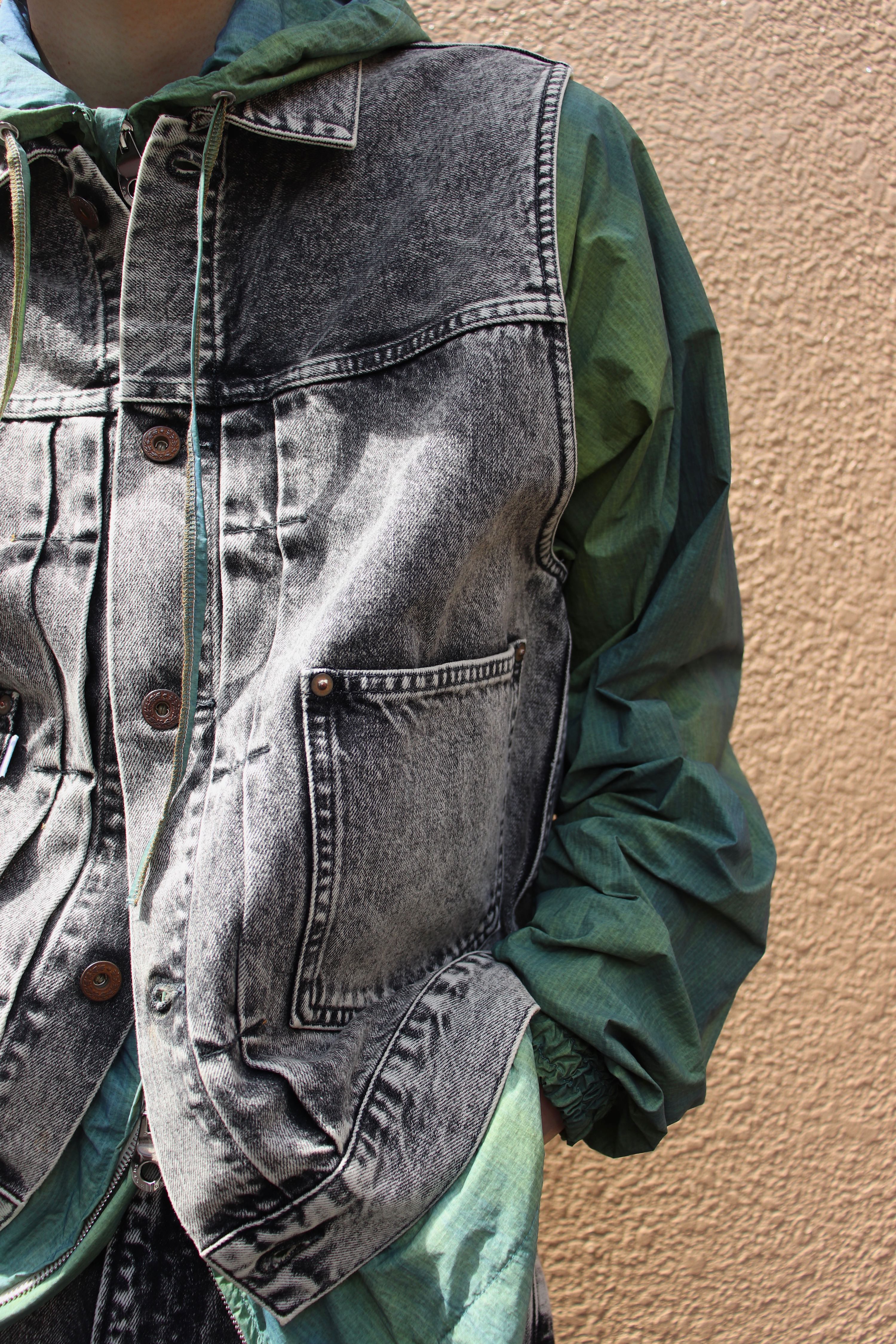 SUGARHILL(シュガーヒル)のACID WASHED MODERN DENIM VESTの通販