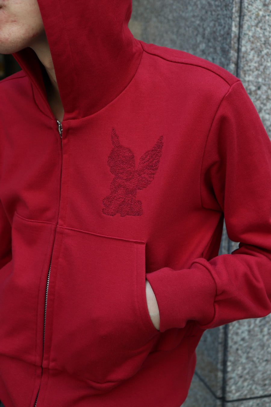 MASU(エムエーエスユー)のMB ZIP-UP HOODIE REDの通販｜PALETTE art