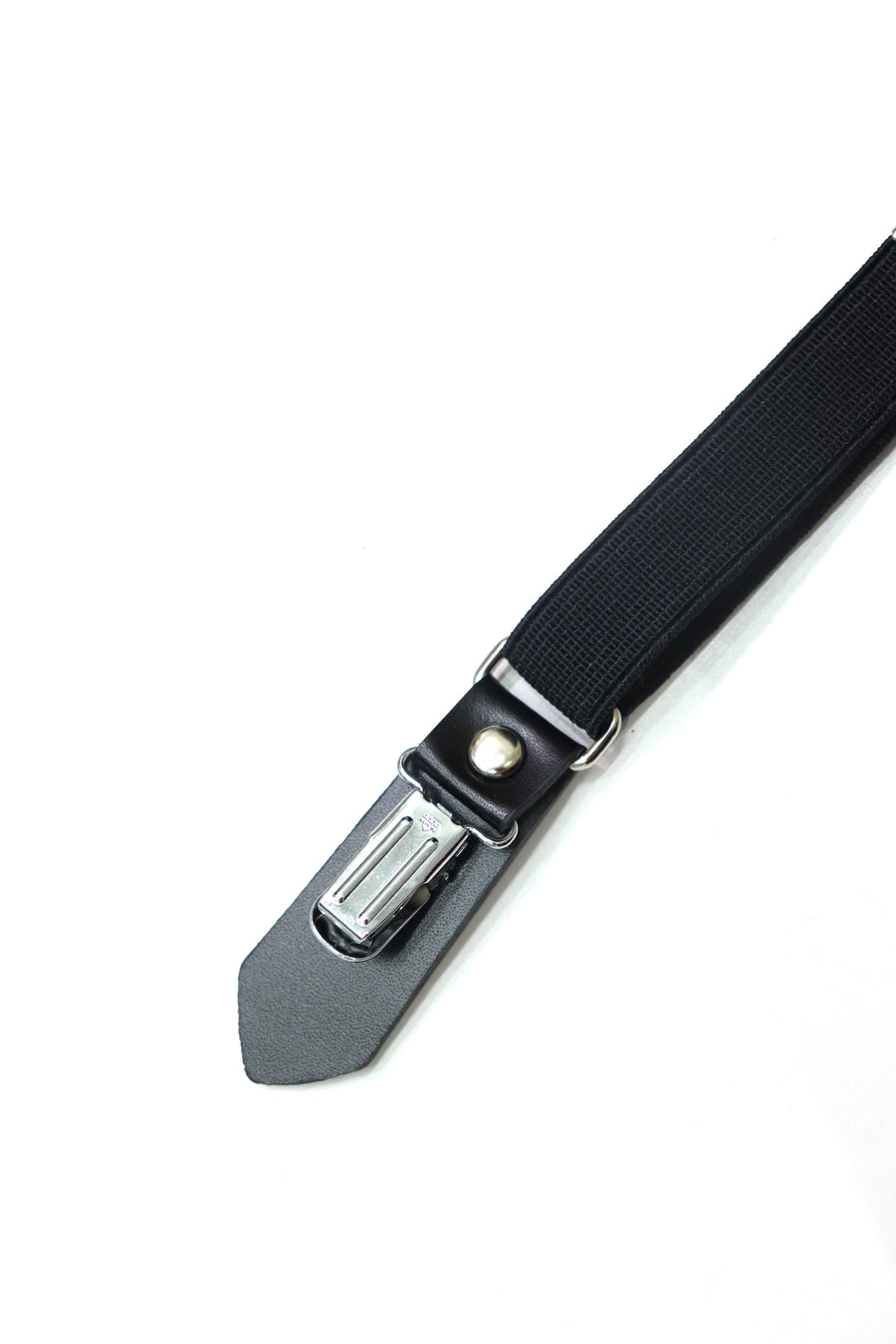 TOGA  Metal leather suspenders