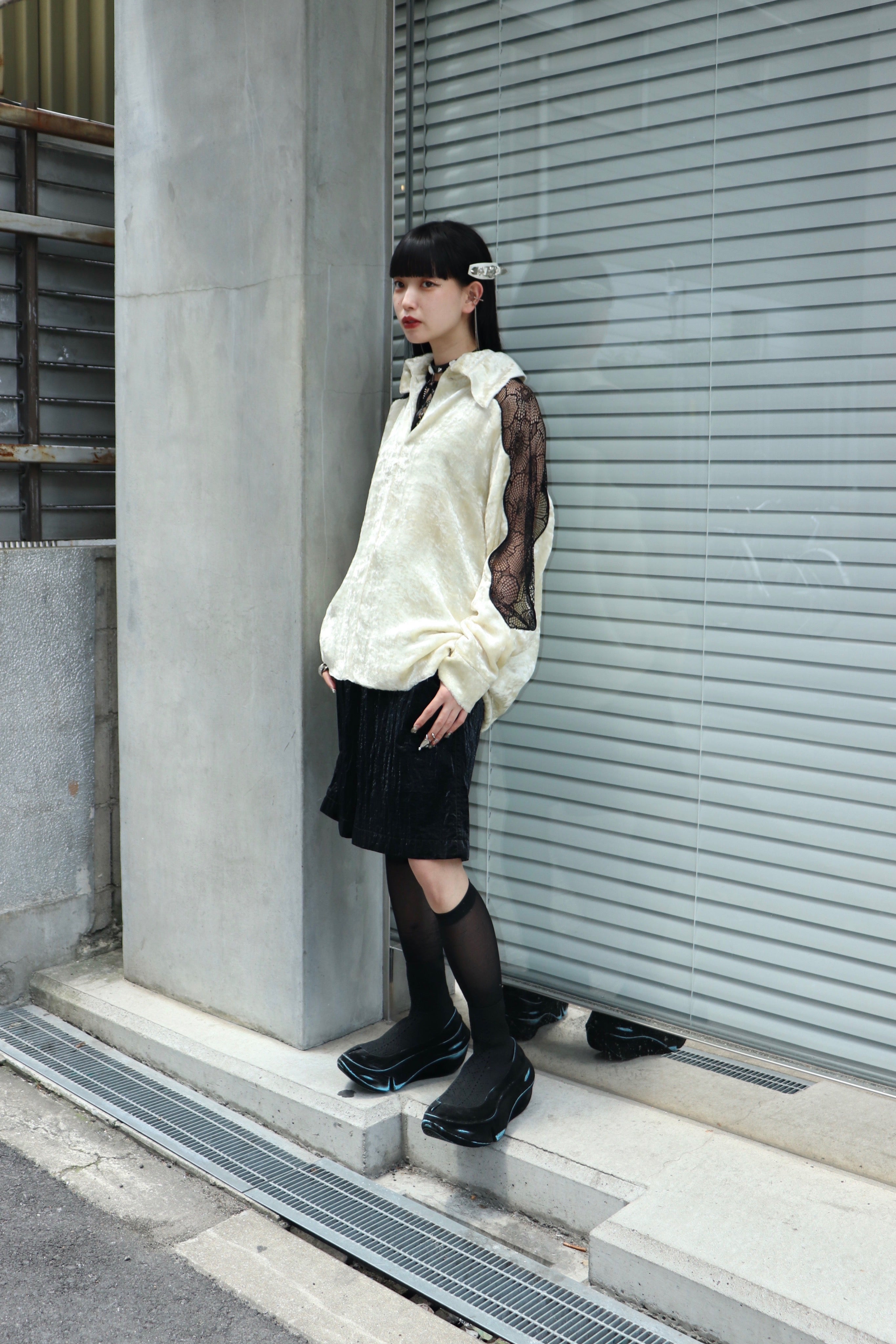 TOGA VIRILIS(トーガ ビリリース)のRipstop short pants BLACKの通販