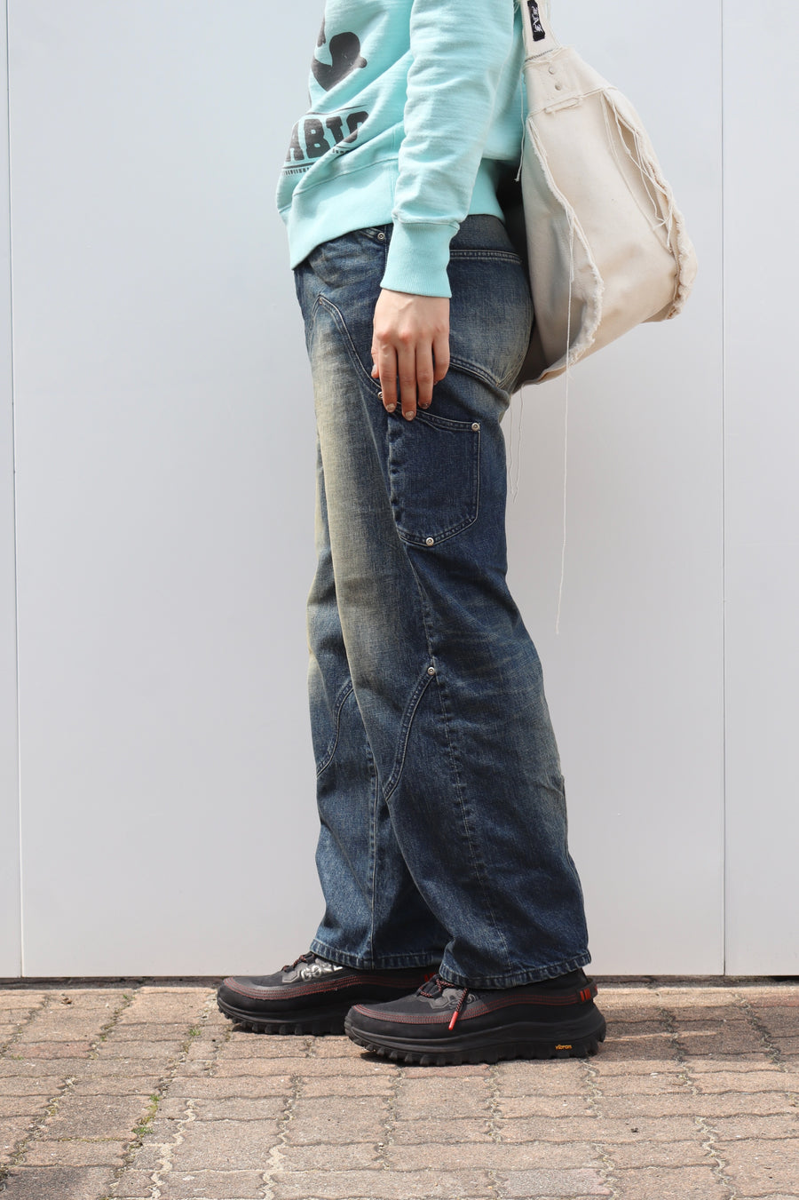 FAF(エフエーエフ)の2026ss NEWCOMMUNE Baggy Denim Pants INDIGOの