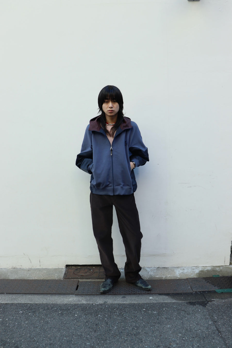 TOGA TOO(トーガ)のCotton nylon hoodieの通販｜PALETTE art aliveの