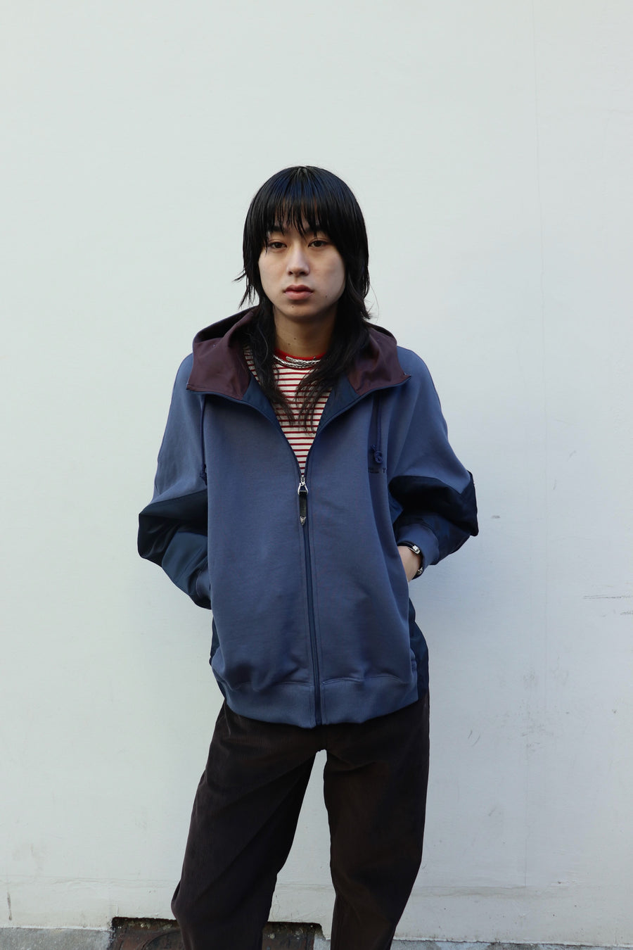 TOGA トーガ 19AW 日本製 Acetate Hoodie Dress アセテートフーデッドドレス TA92-FH084 36 Navy ARCHIVES ワンピース ドレス ポンチョ トップス【中古】【TOGA】 TOGA トーガ 19AW 日本製 Acetate Hoodie Dress アセテートフーデッド