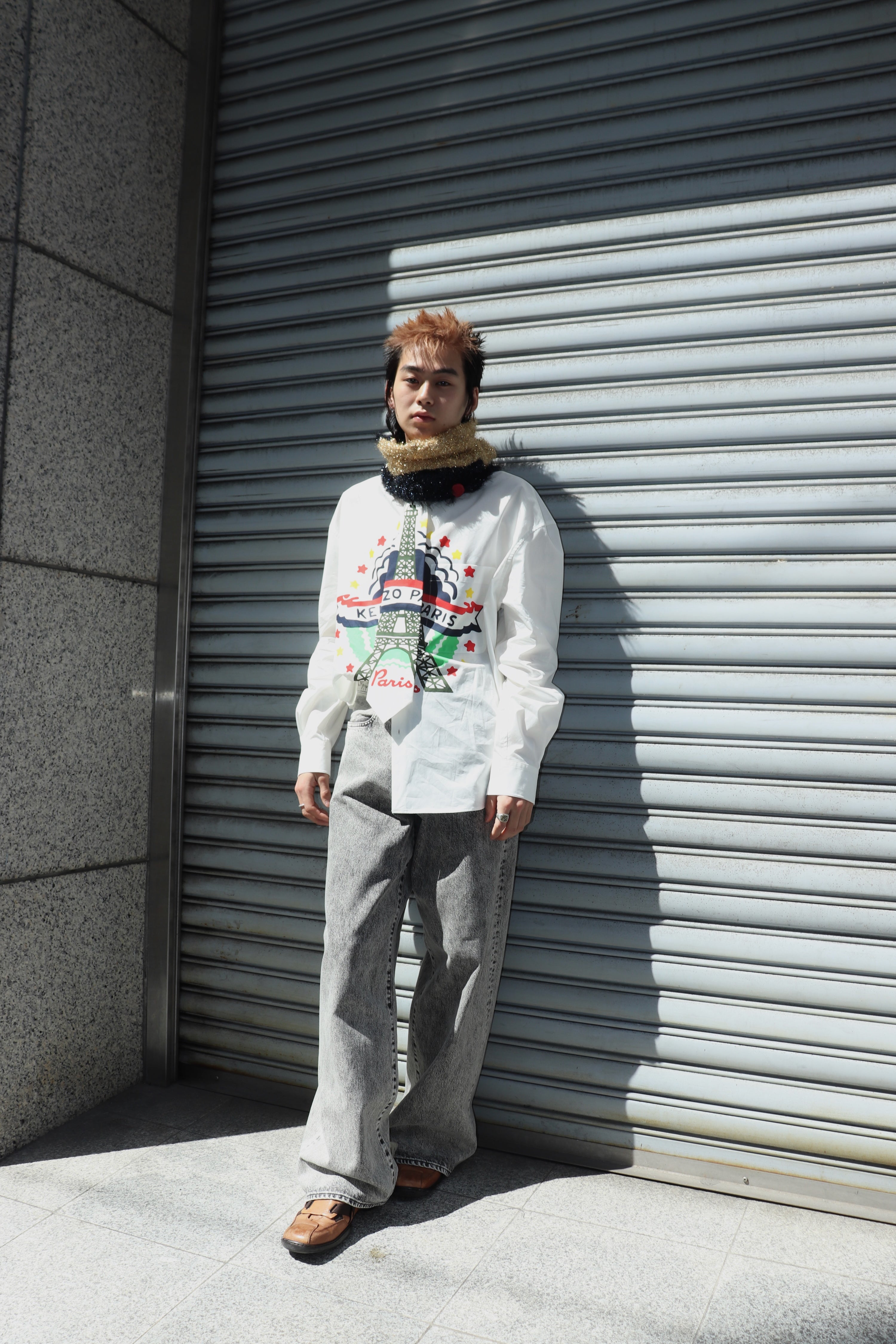 KENZO(ケンゾー)のKENZO DRAWN VARSITY TIE SHIRTの通販｜PALETTE art