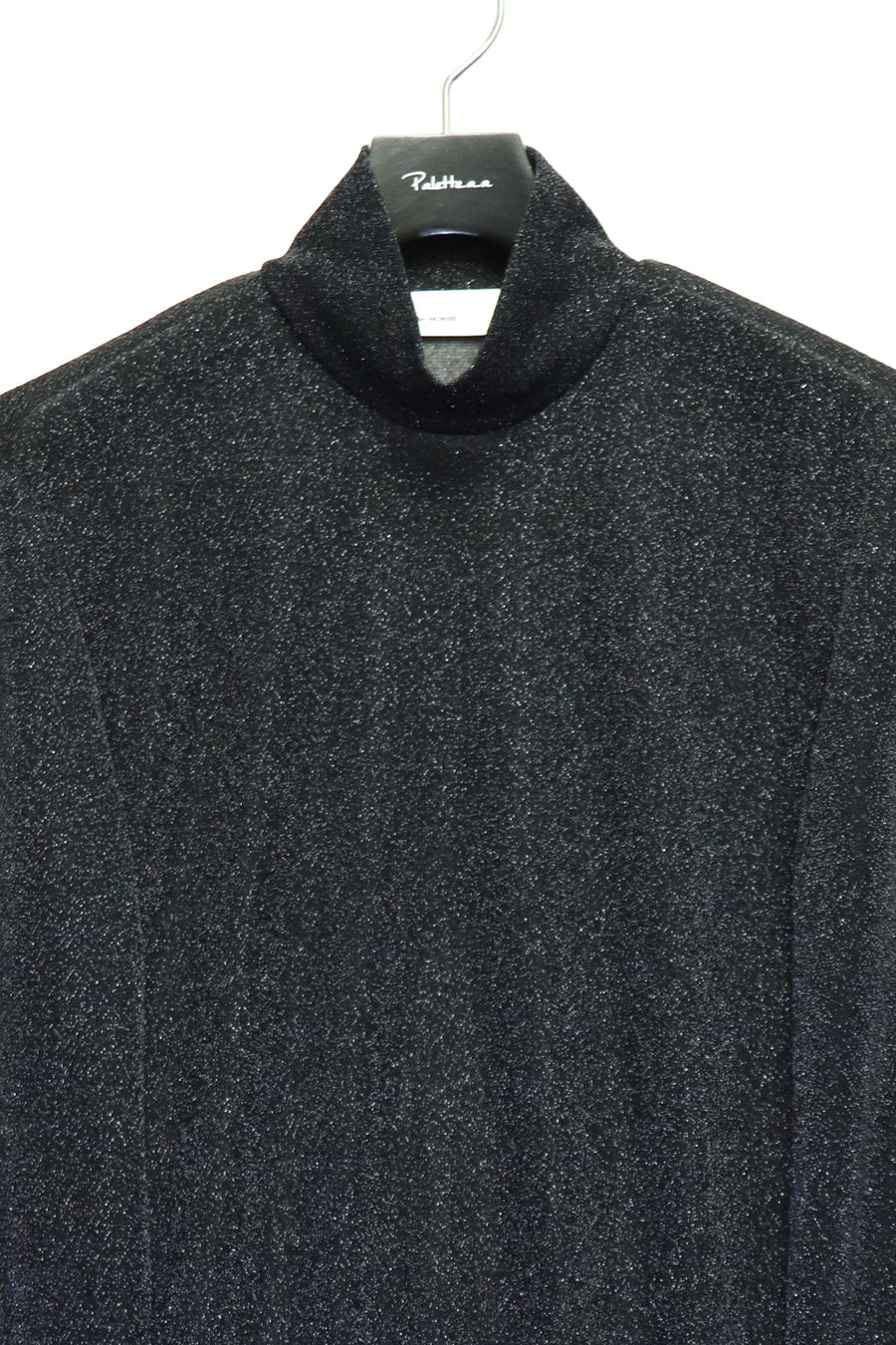 TOGA VIRILIS  Sparkle jersey high neck(BLACK)