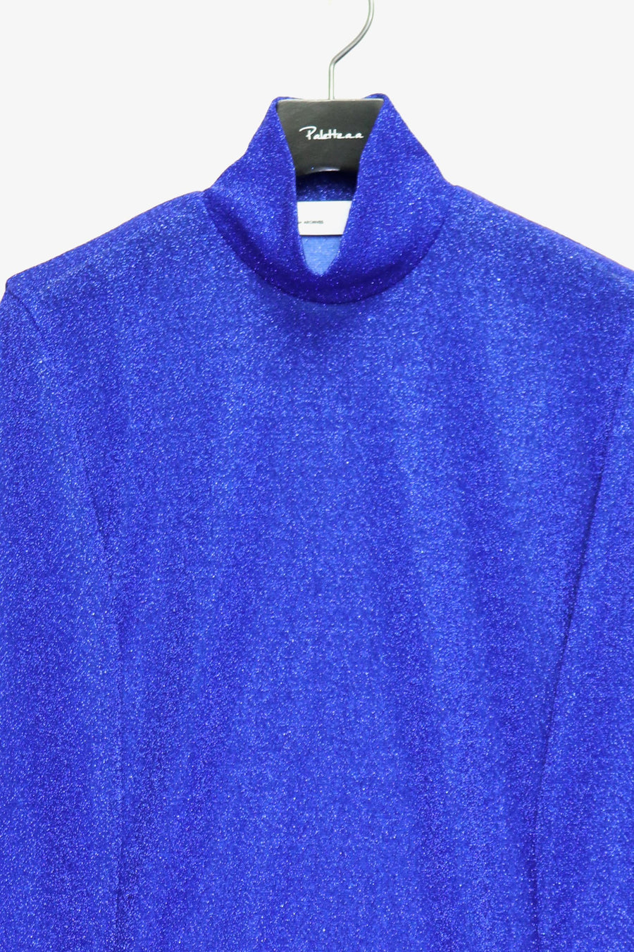 TOGA VIRILIS  Sparkle jersey high neck(BLUE)