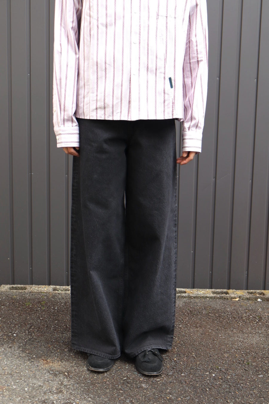 MASU(エムエーエスユー)のMB BAGGY JEANS BLACKの通販｜PALETTE art