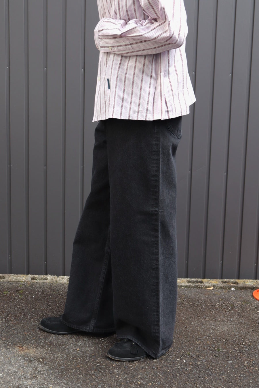 MASU(エムエーエスユー)のMB BAGGY JEANS BLACKの通販｜PALETTE art