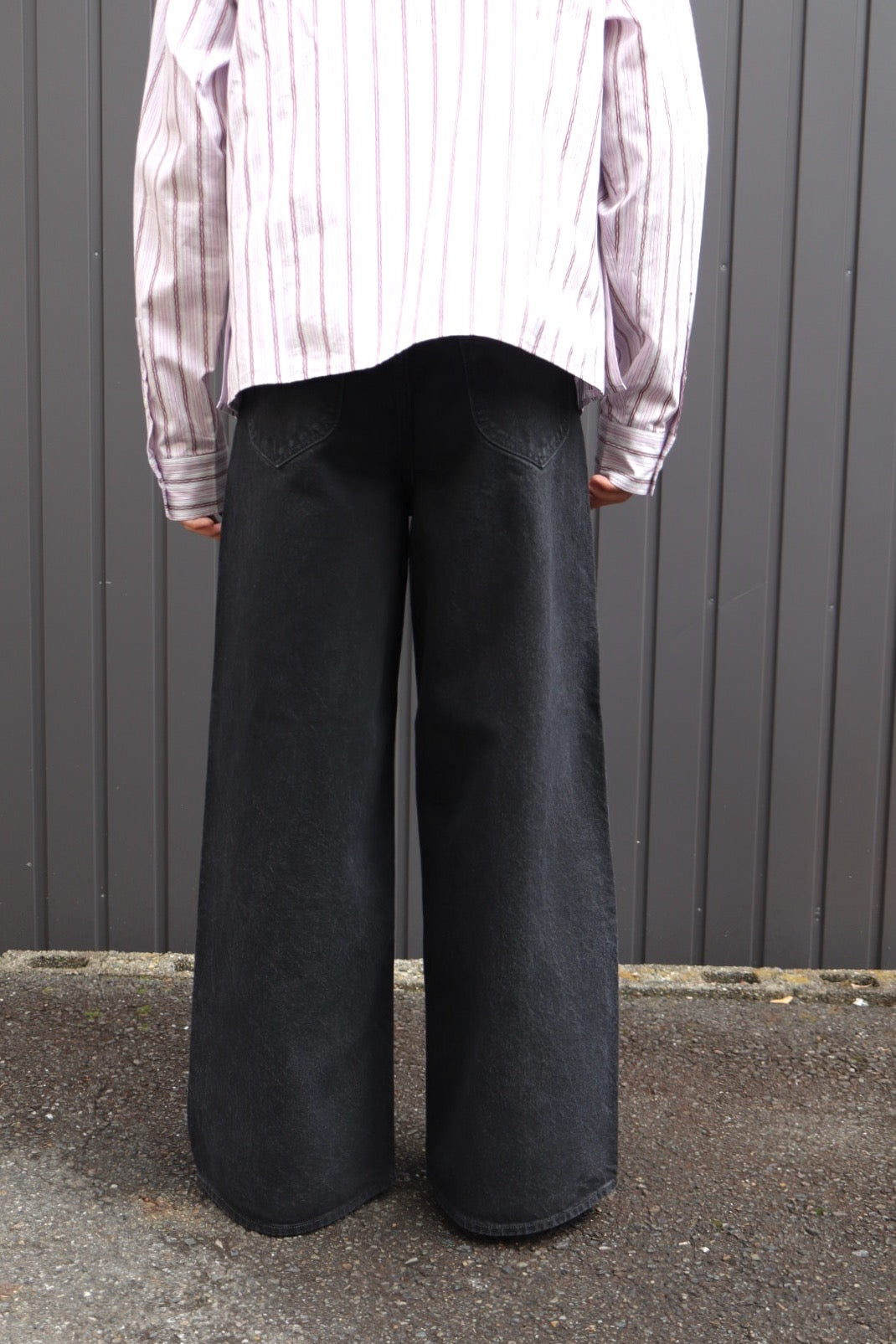 MASU(エムエーエスユー)のMB BAGGY JEANS BLACKの通販｜PALETTE art