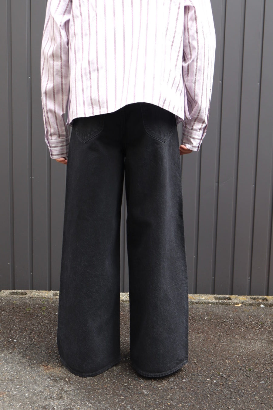 MASU(エムエーエスユー)のMB BAGGY JEANS BLACKの通販｜PALETTE art