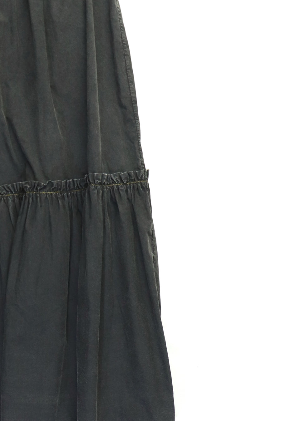 GANNI  Garment Dyed Cotton Smock Maxi Skirt