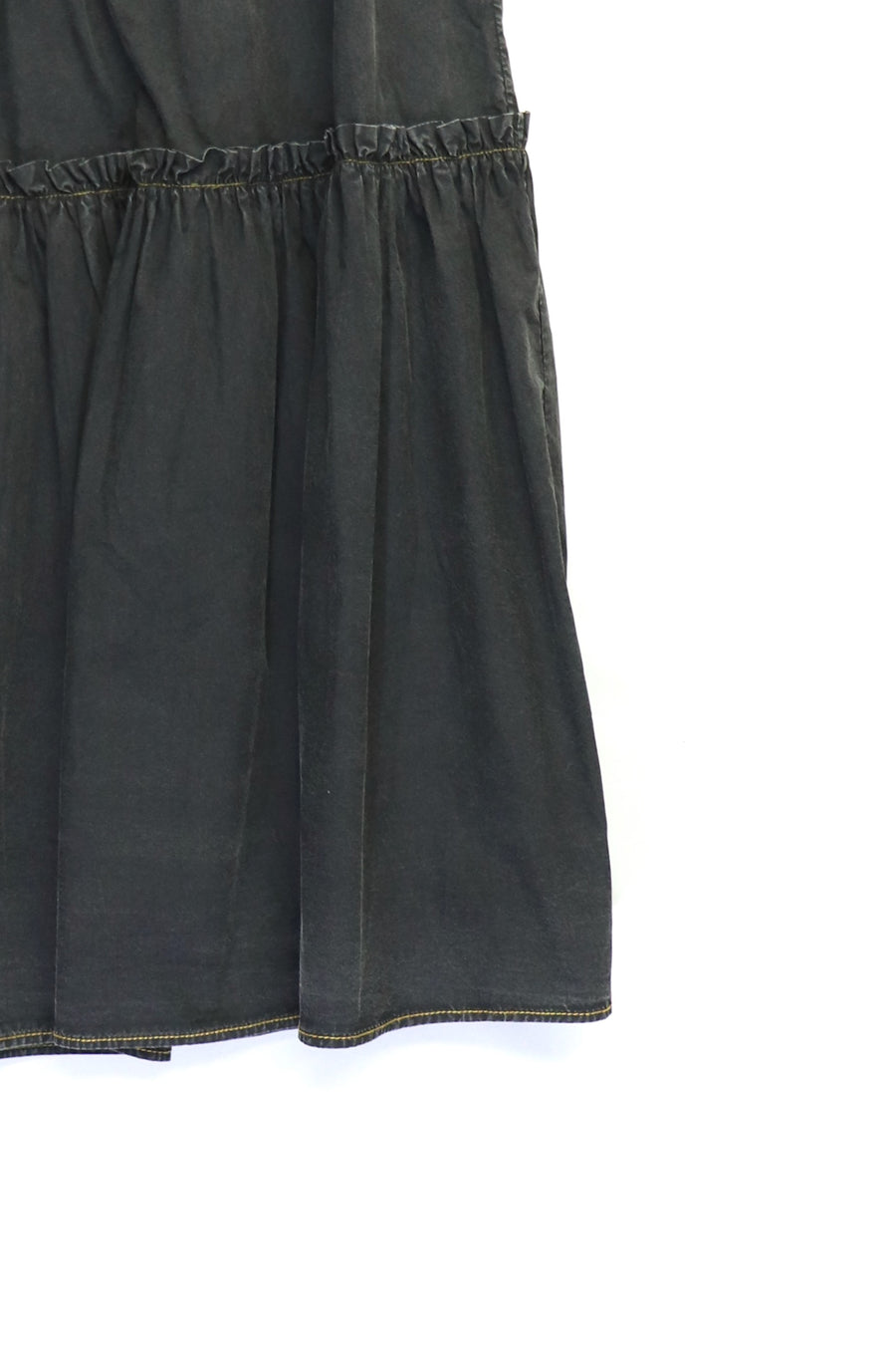 GANNI  Garment Dyed Cotton Smock Maxi Skirt