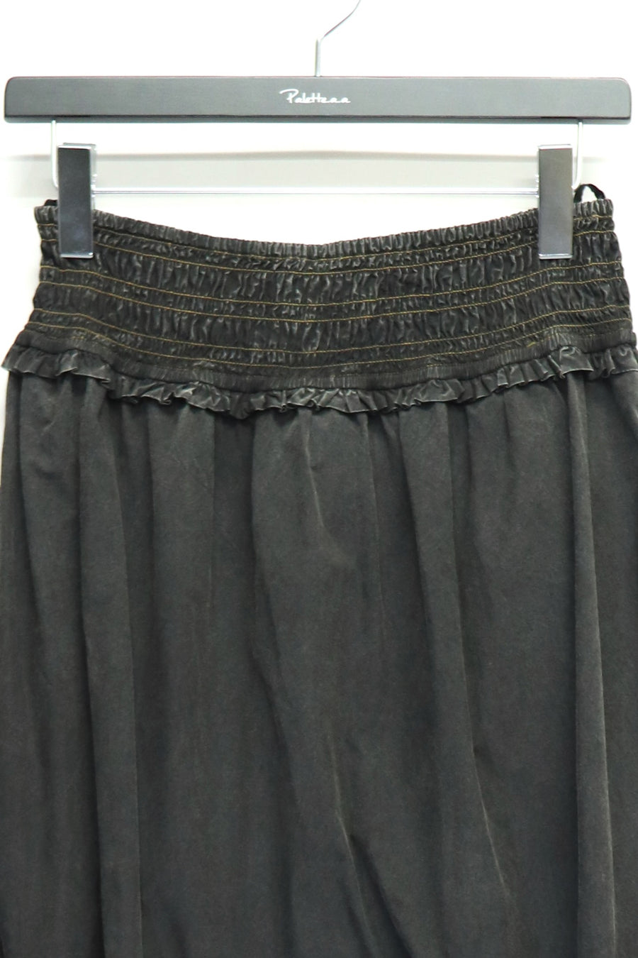 GANNI  Garment Dyed Cotton Smock Maxi Skirt