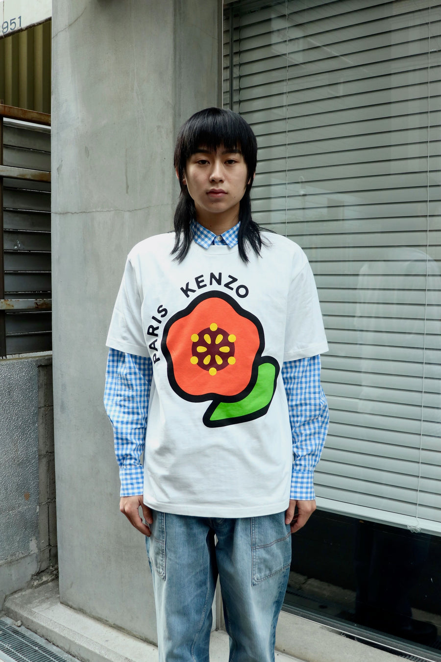 KENZO  KENZO POP CLASSIC T-SHIRT(OFF WHITE)