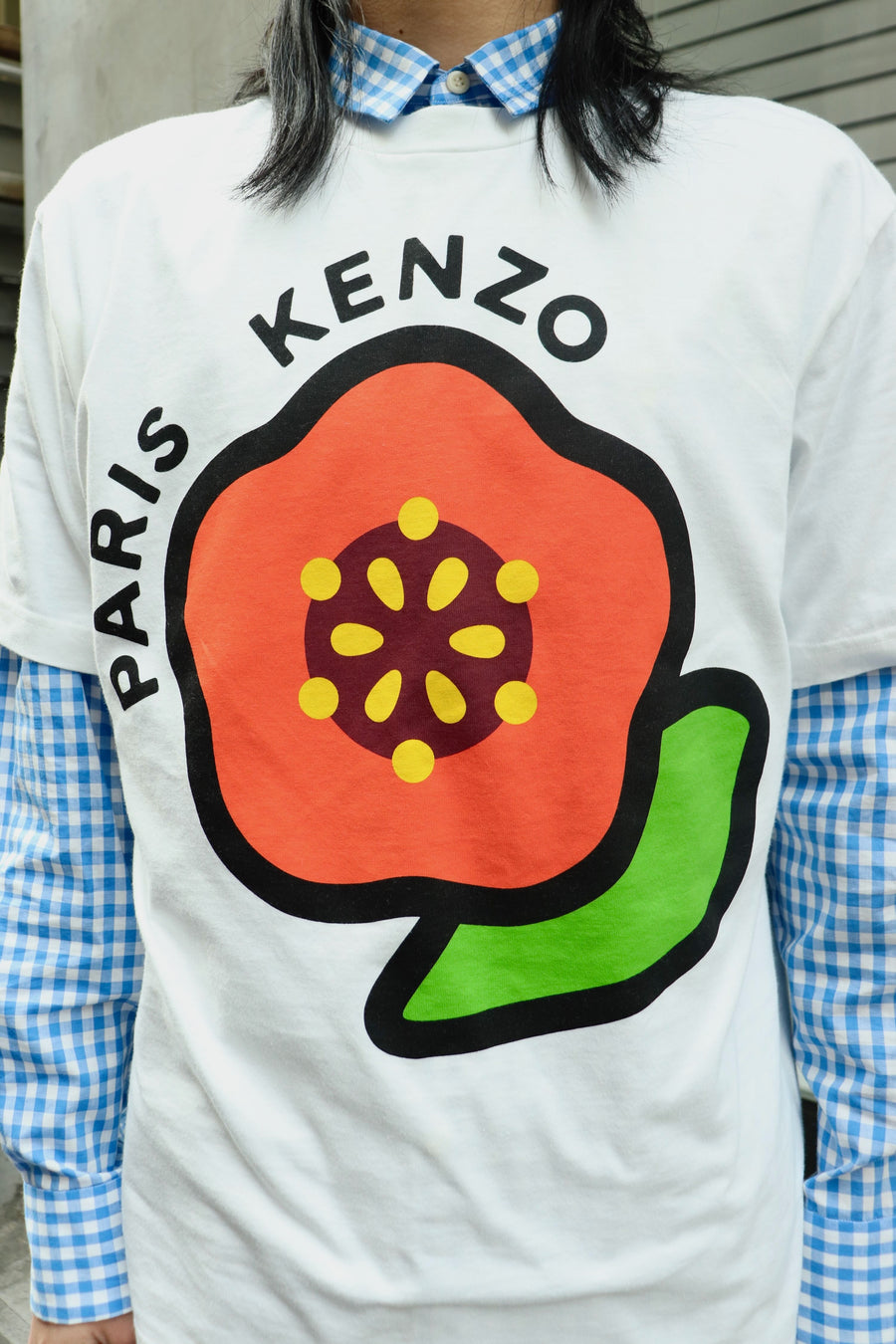 KENZO  KENZO POP CLASSIC T-SHIRT(OFF WHITE)