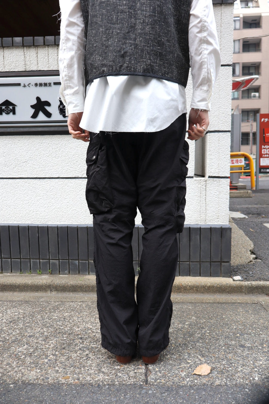 NULABEL  GARMENT DYED ALPINE TROUSERS