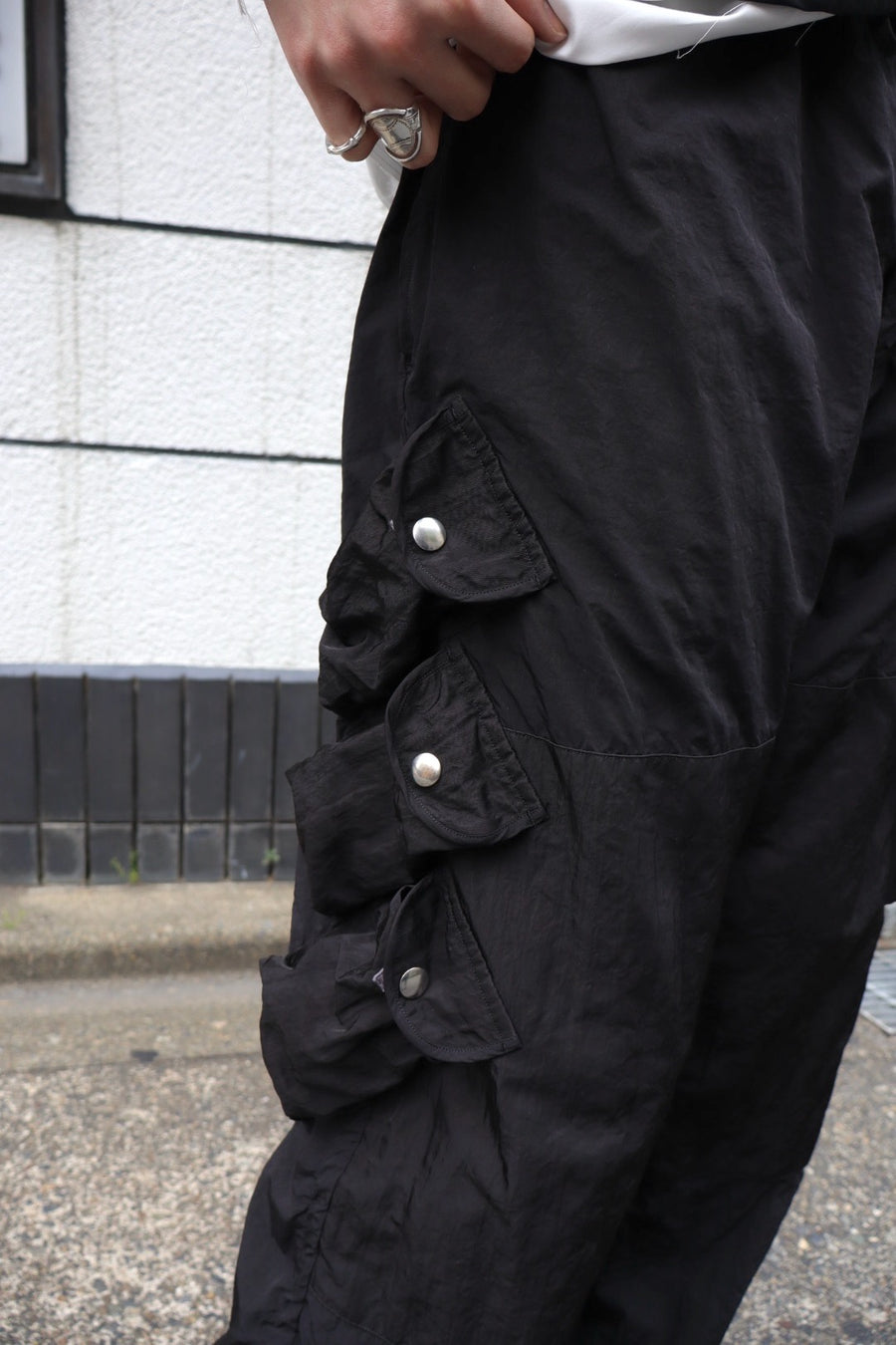 NULABEL  GARMENT DYED ALPINE TROUSERS