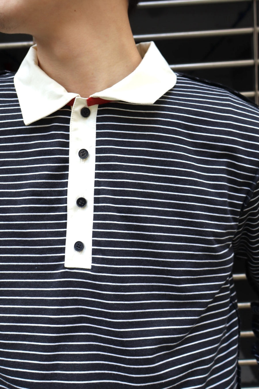 コ*ラ様 26SS MASU OPPOSITE STRIPE PULLOVER OPPOSITE STRIPE PULLOVER SHIRT｜MASU