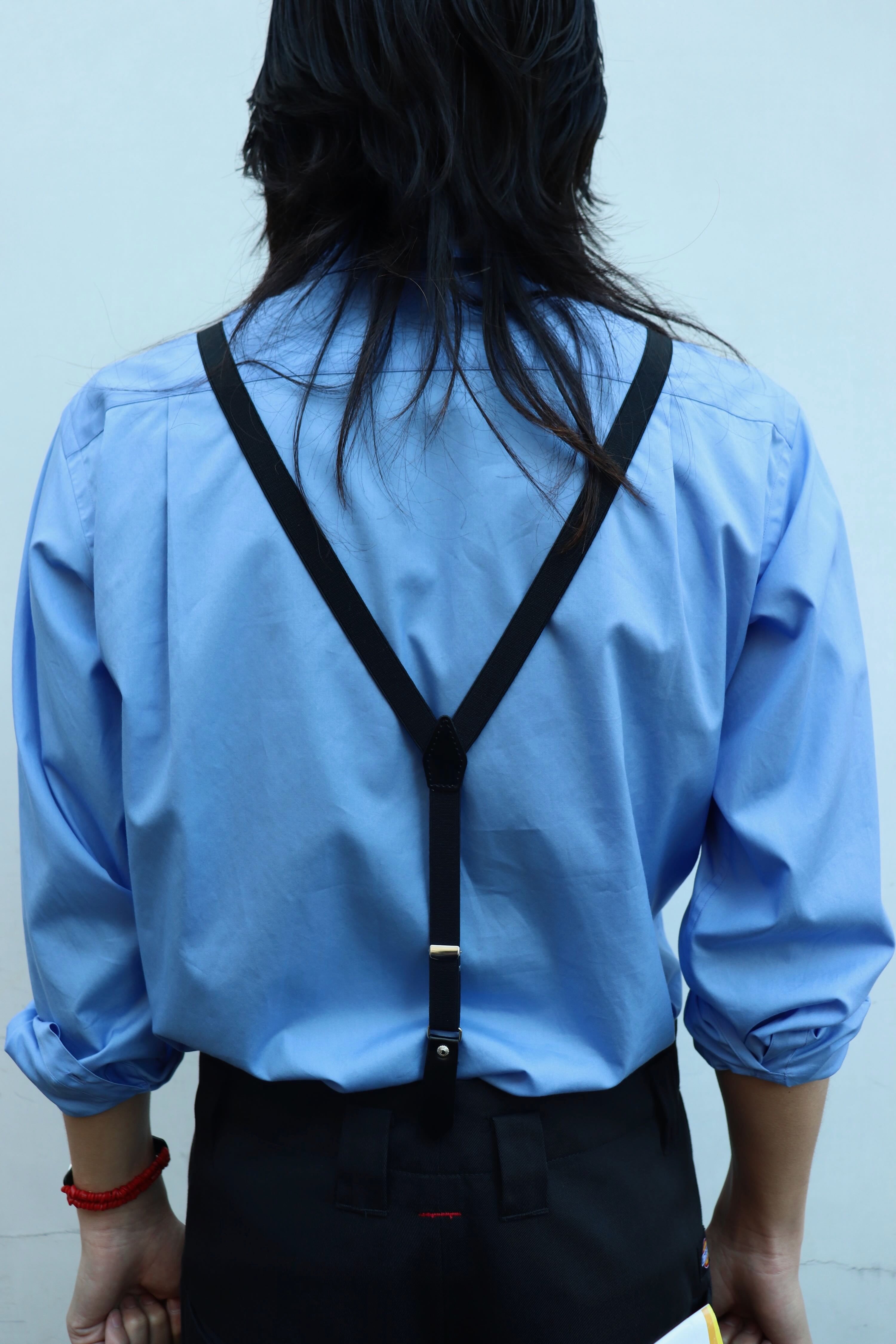 TOGA VIRILIS(トーガ ビリリース)のMetal leather suspendersの通販