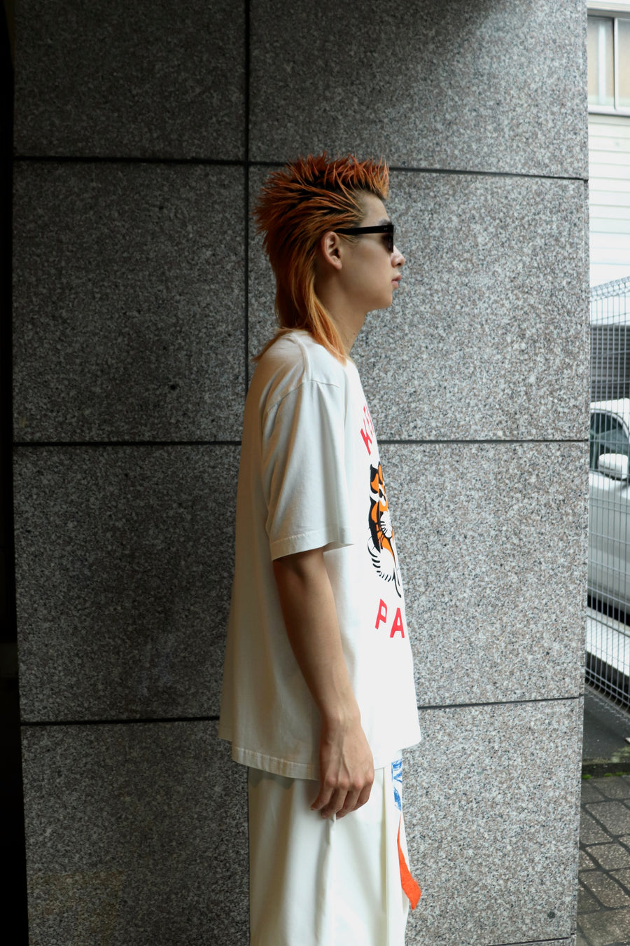 KENZO  KENZO LUCKY TIGER OVERSIZE T-SHIRT(WHITE)