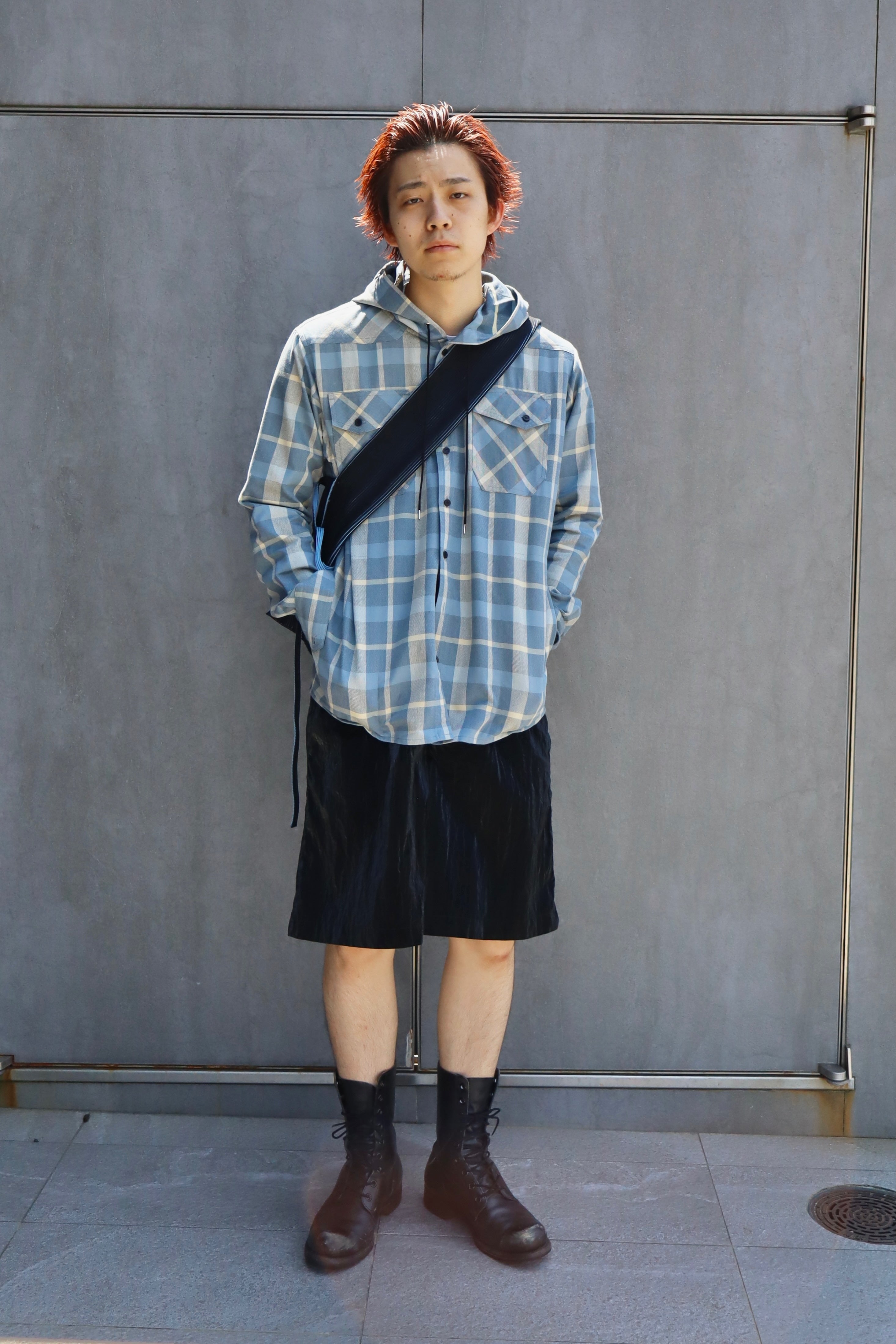 TOGA VIRILIS(トーガ ビリリース)のRipstop short pants BLACKの通販