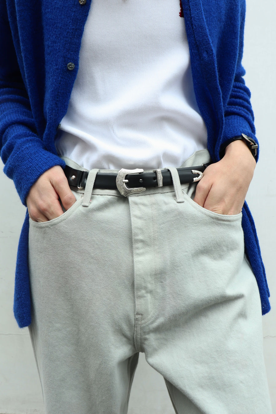 TOGA VIRILIS  Nylon buckle belt