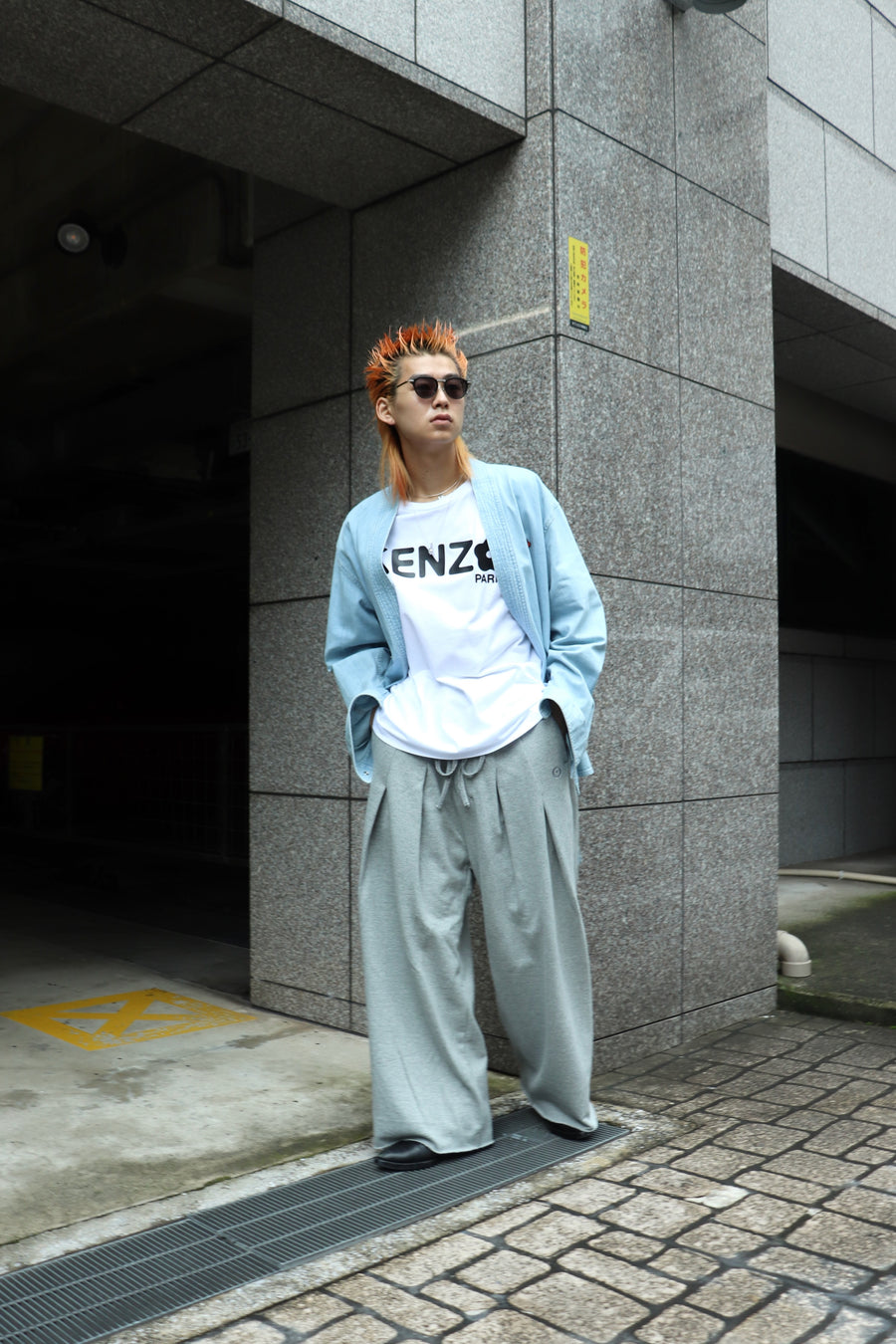 KENZO  BOKE 2.0 OVERSIZE T-SHIRT(WHITE)