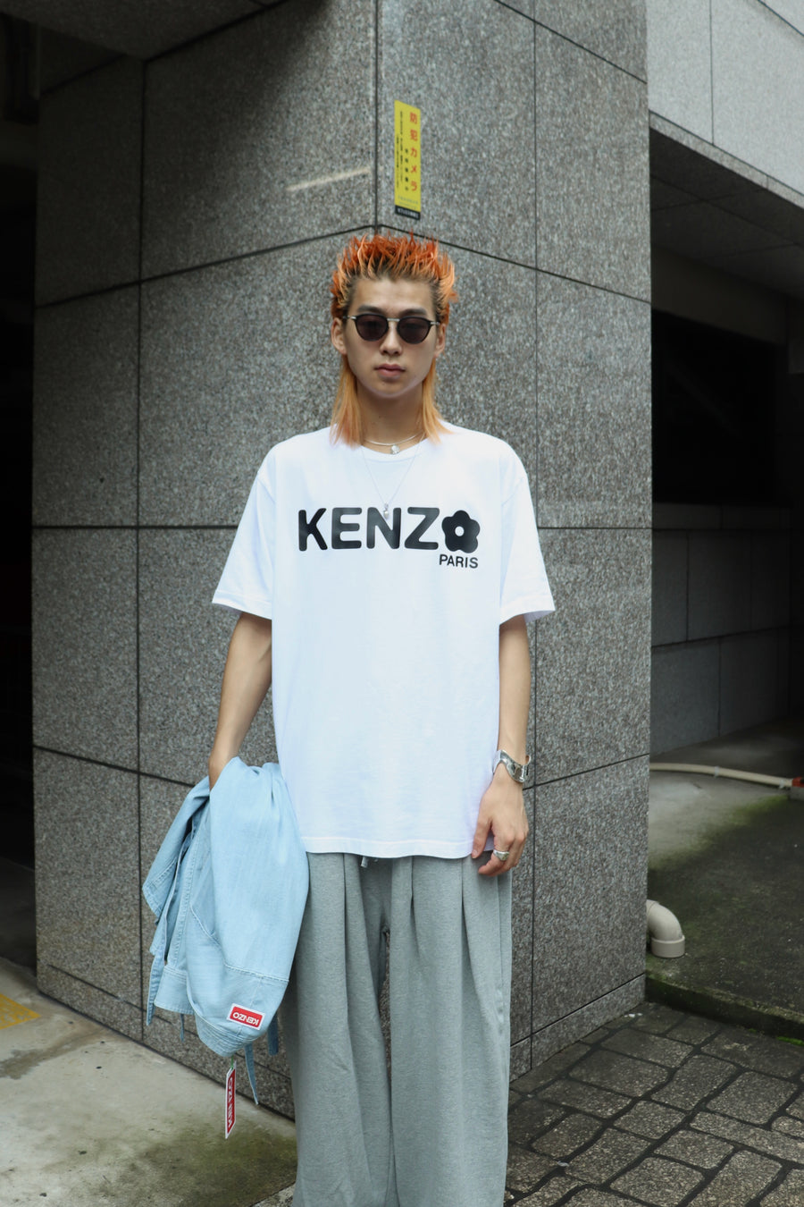 KENZO  BOKE 2.0 OVERSIZE T-SHIRT(WHITE)