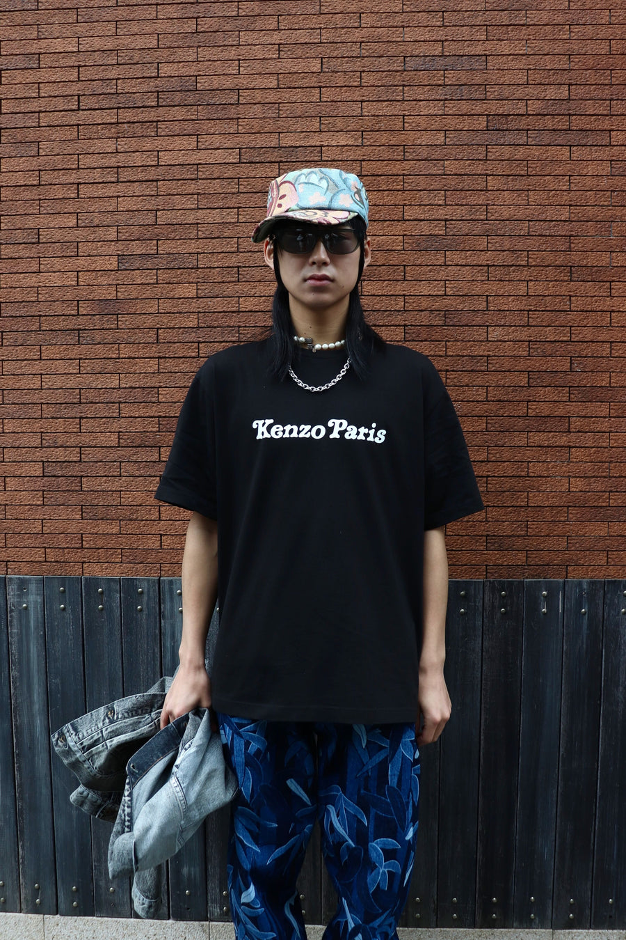 KENZO  VERDY COLLECTION OVERSIZE TSHIRT(BLACK)