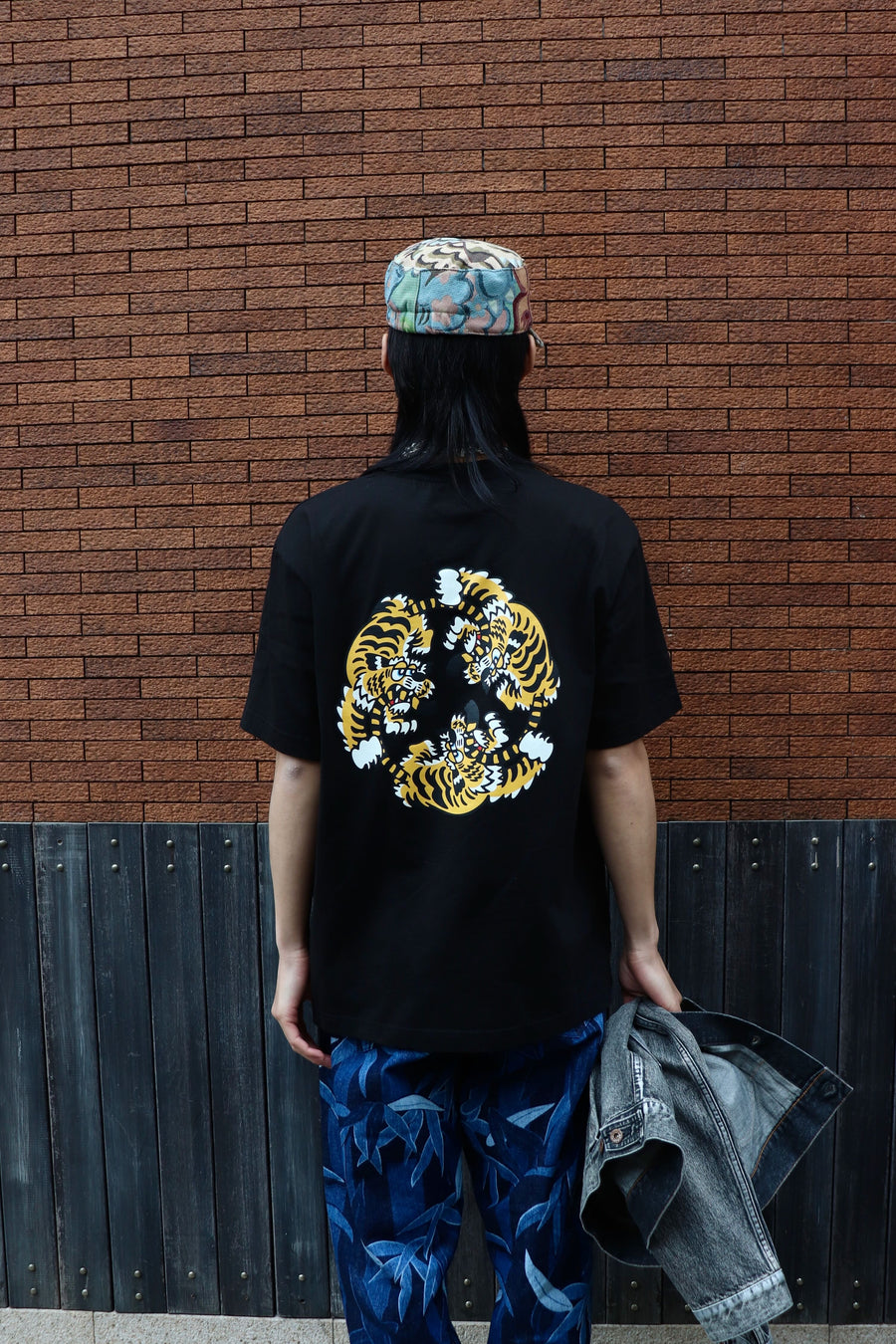 KENZO  VERDY COLLECTION OVERSIZE TSHIRT(BLACK)