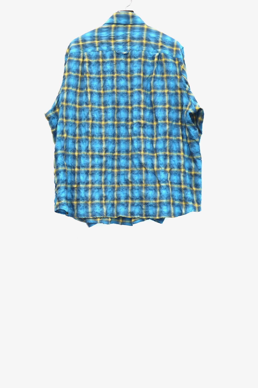 Laid.B(レイドビー)のWet Rag Check Shirts BLUEの通販｜PALETTE art