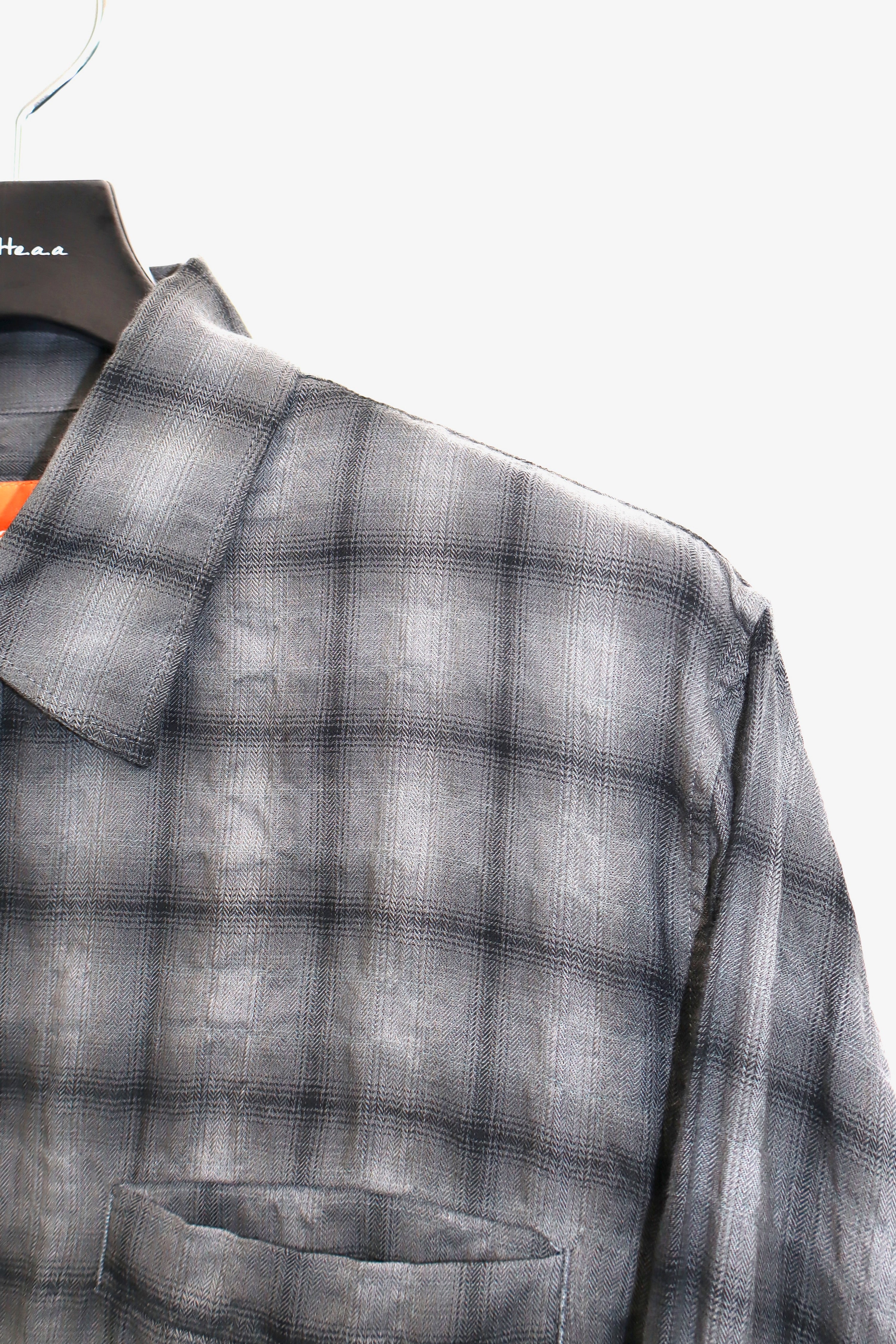 Laid.B(レイドビー)のWet Rag Check Shirts BLACKの通販｜PALETTE art aliveのオンラインショップ ...