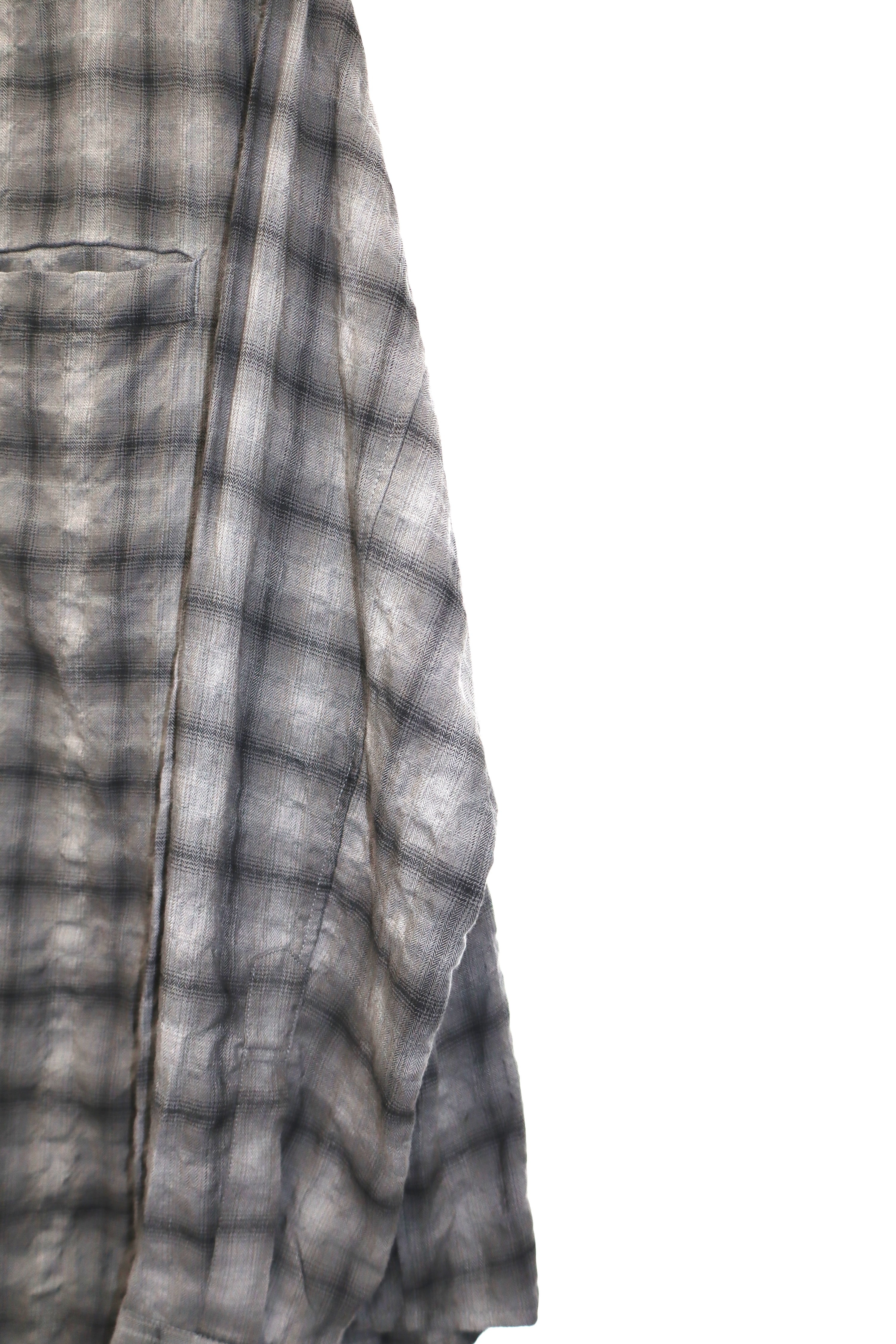 Laid.B(レイドビー)のWet Rag Check Shirts BLACKの通販｜PALETTE art aliveのオンラインショップ ...