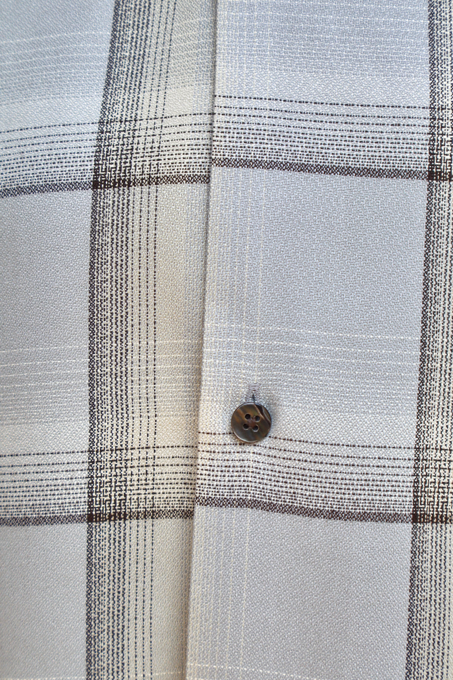 SUGARHILL  OMBRE PLAID OPEN COLLAR SHIRTS(SMOKE BLUE)