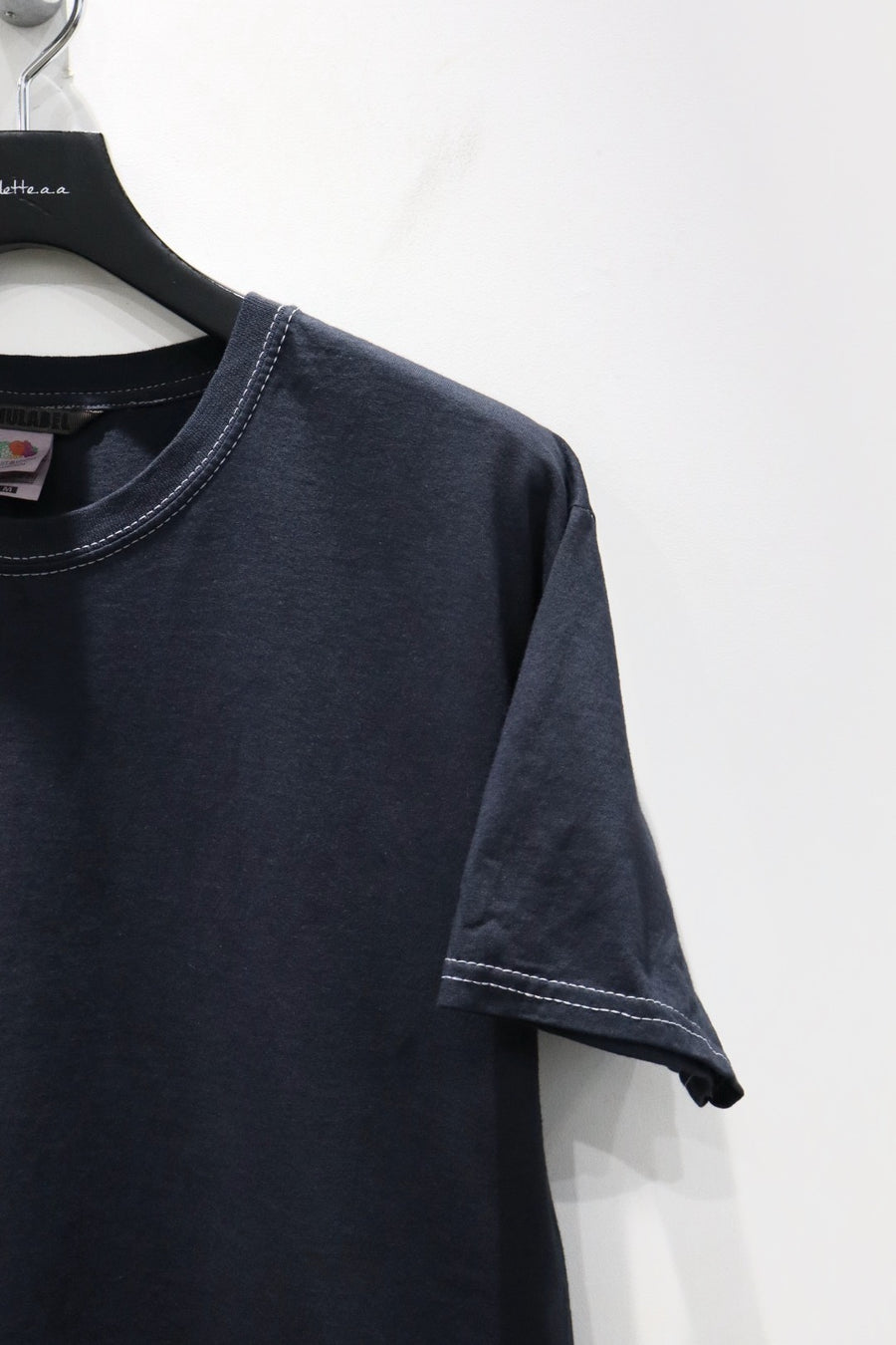 NULABEL  T-SHIRT X BRACKETS(BLACK)