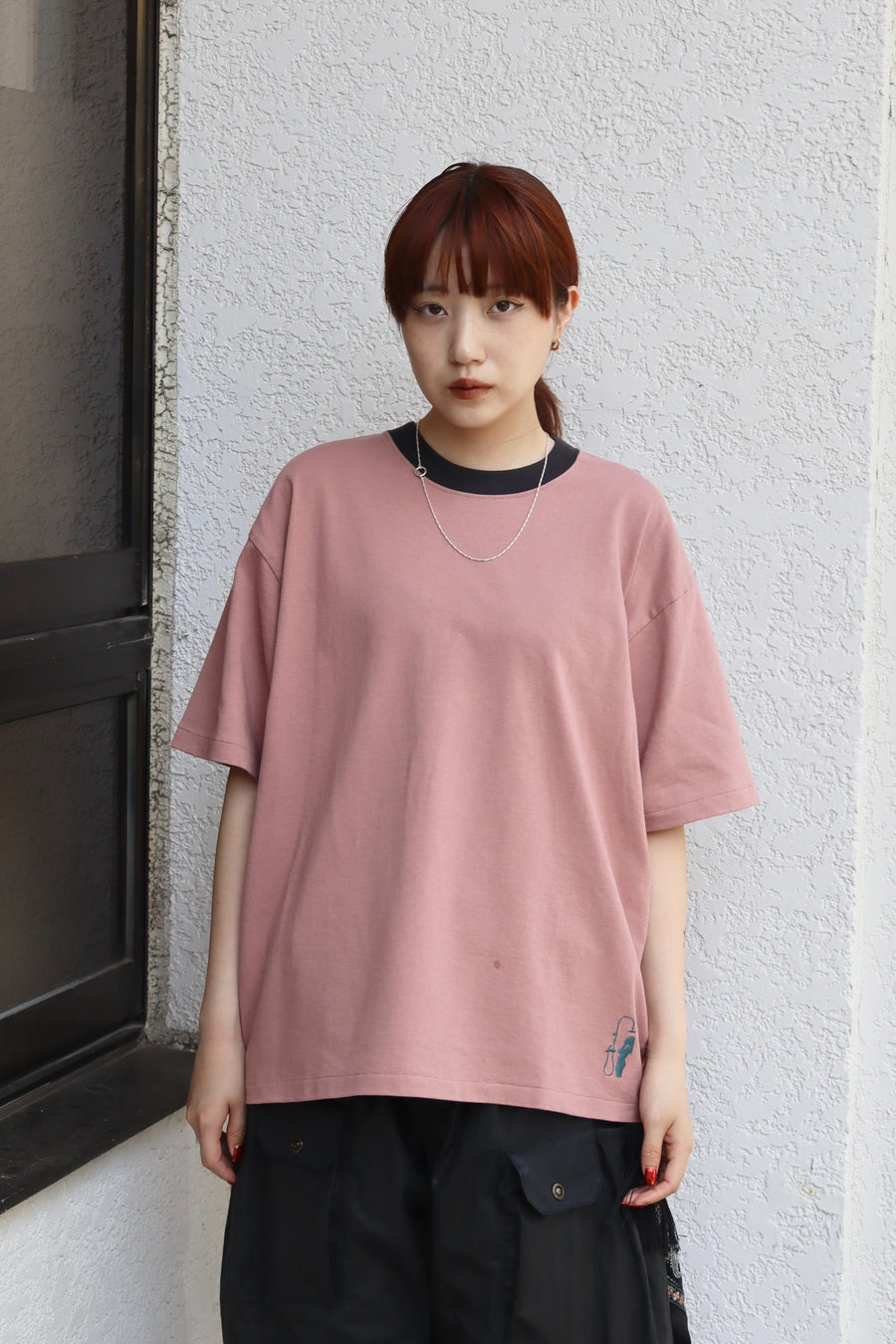 Laid.b Tシャツ ブラウン ピンク Laid.B(レイドビー)の“Exclusive”Rising tide T-Shirt PINK(Tシャツ)の
