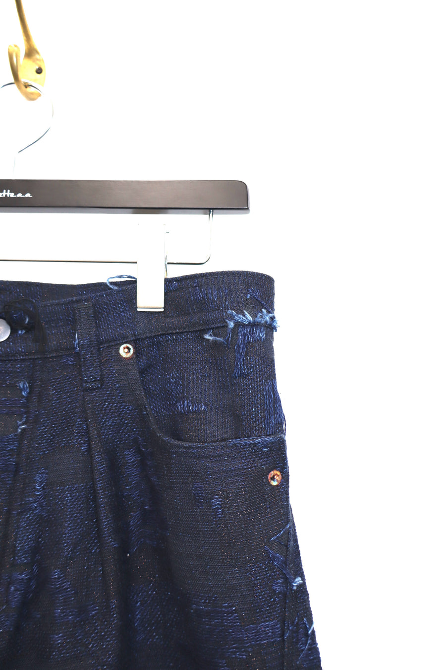 MINUS(マイナス)のTwist Seam Lot.20603T BORO CRUST AIZEN(スラックス