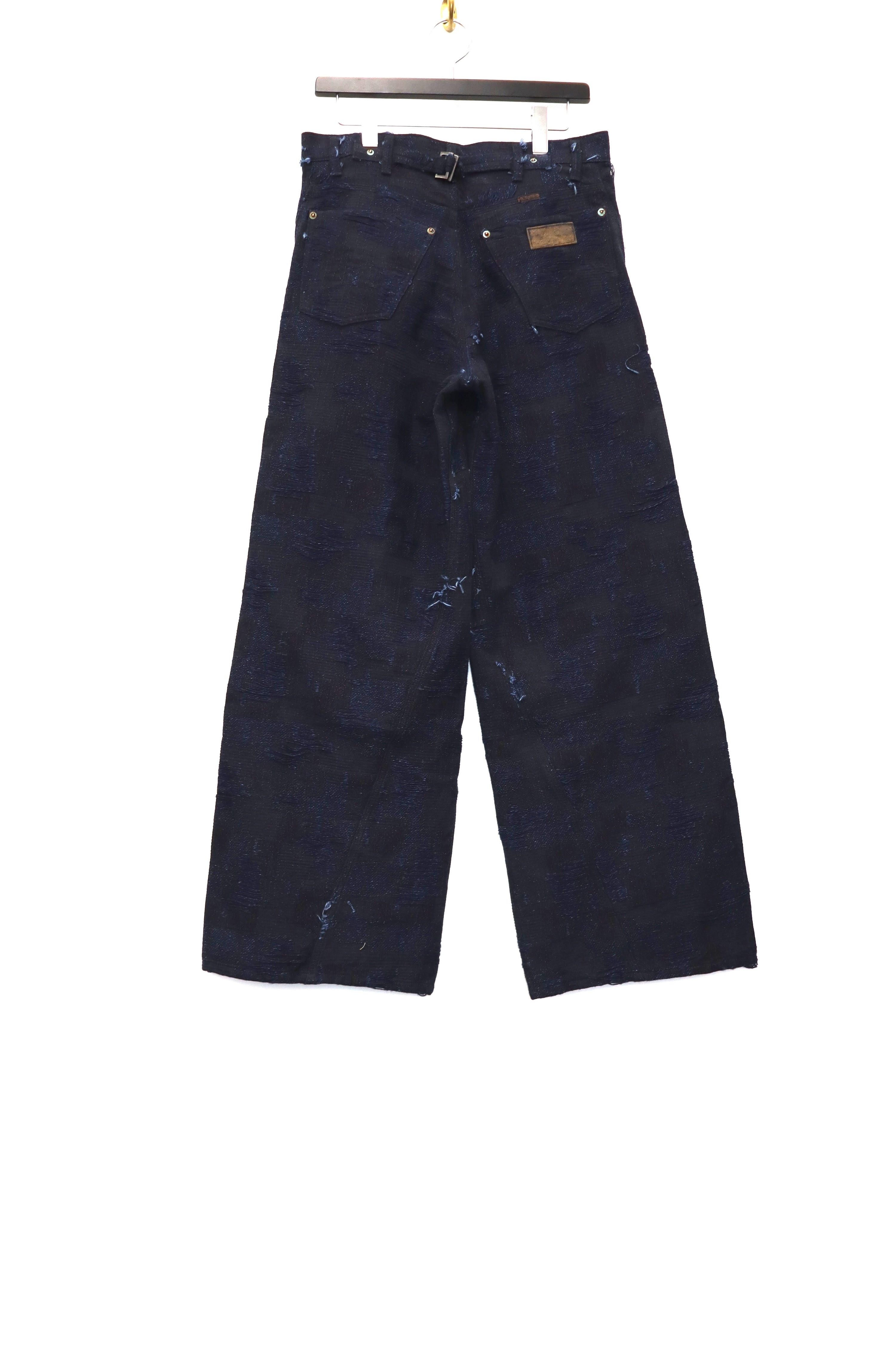 MINUS(マイナス)のTwist Seam Lot.20603T BORO CRUST AIZEN(スラックス